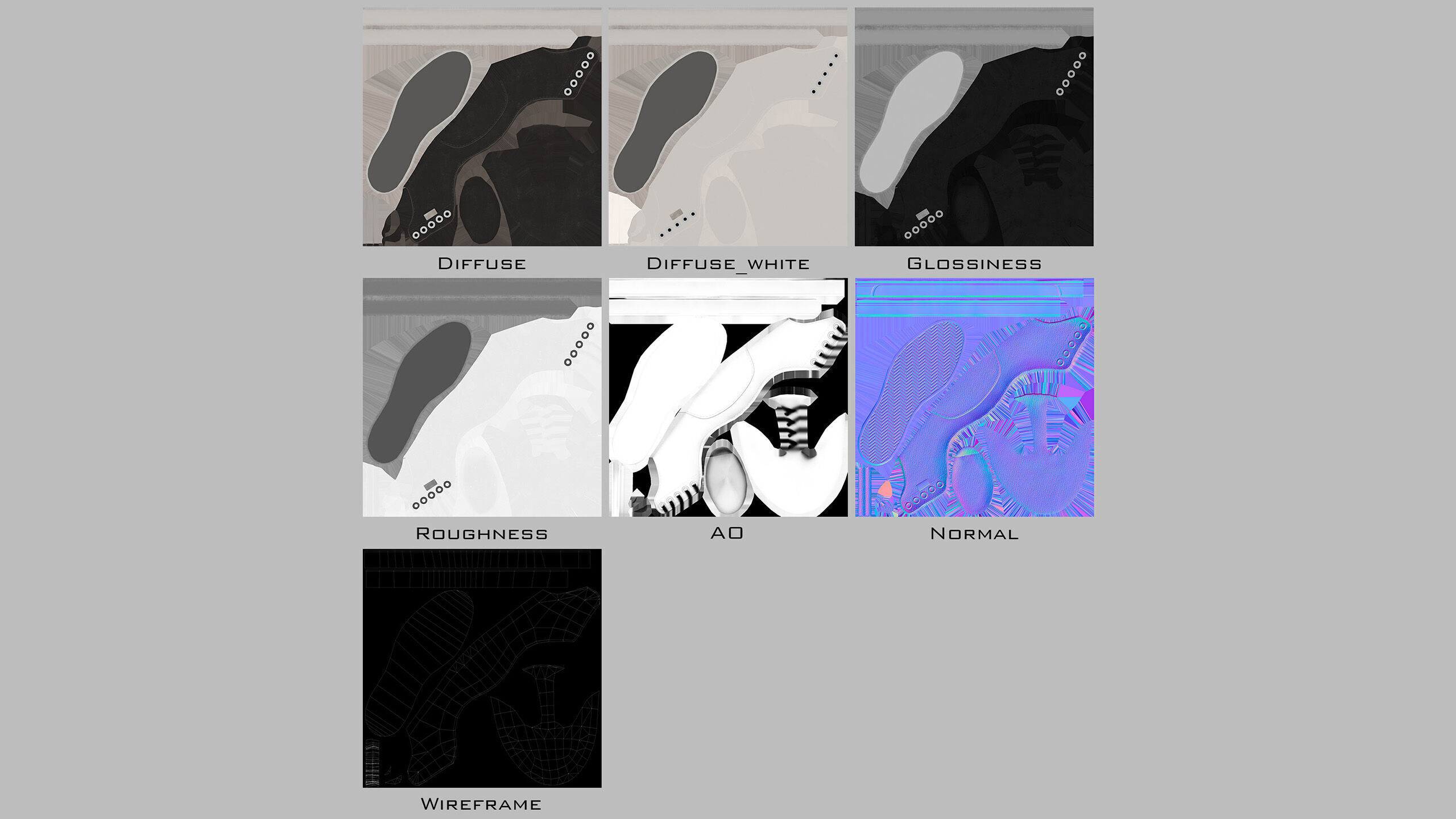 Female Soldier Low-poly 3D model_38