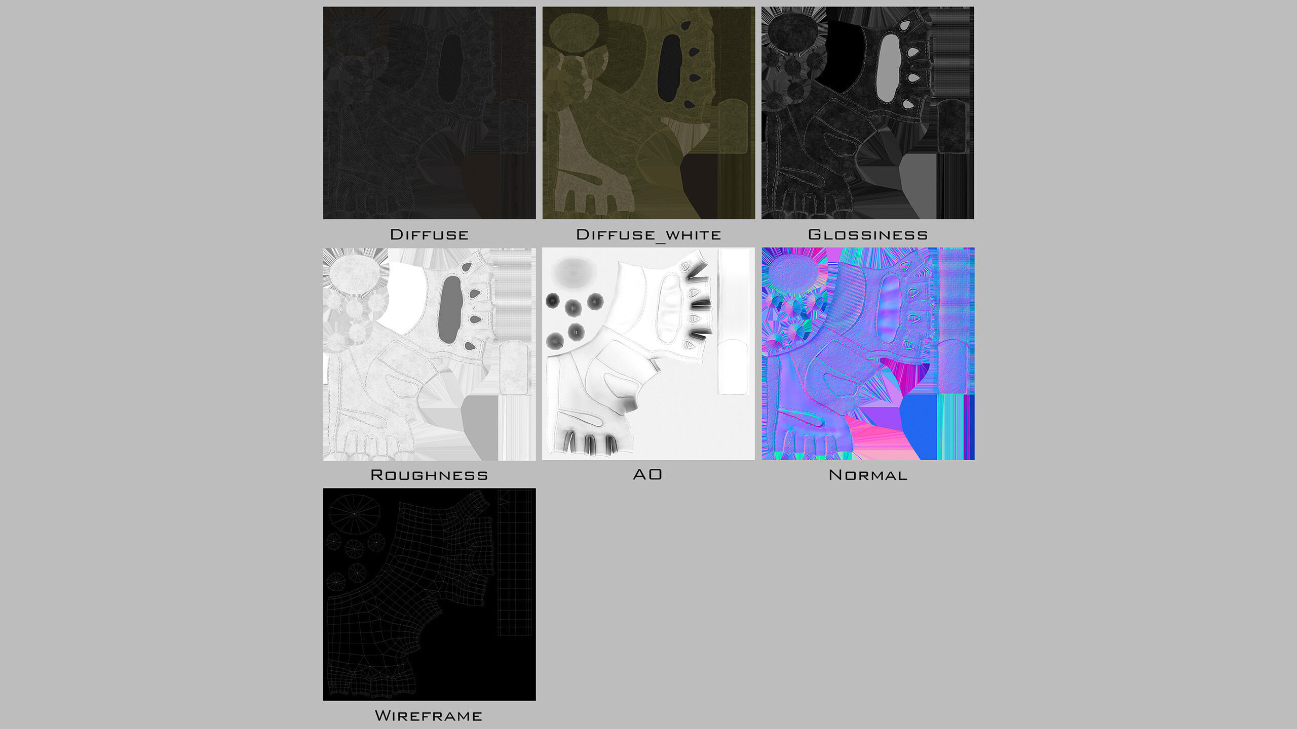 Female Soldier Low-poly 3D model_39