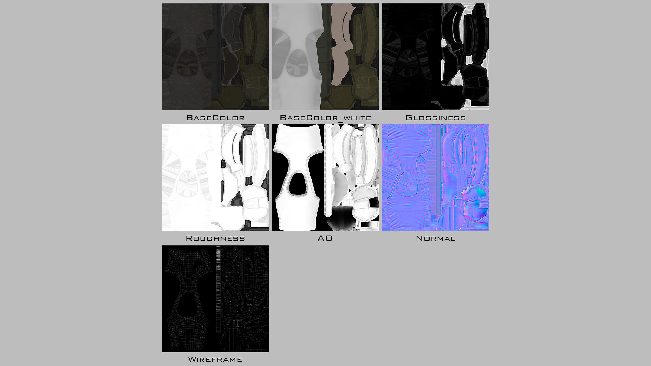 Female Soldier Low-poly 3D model_37