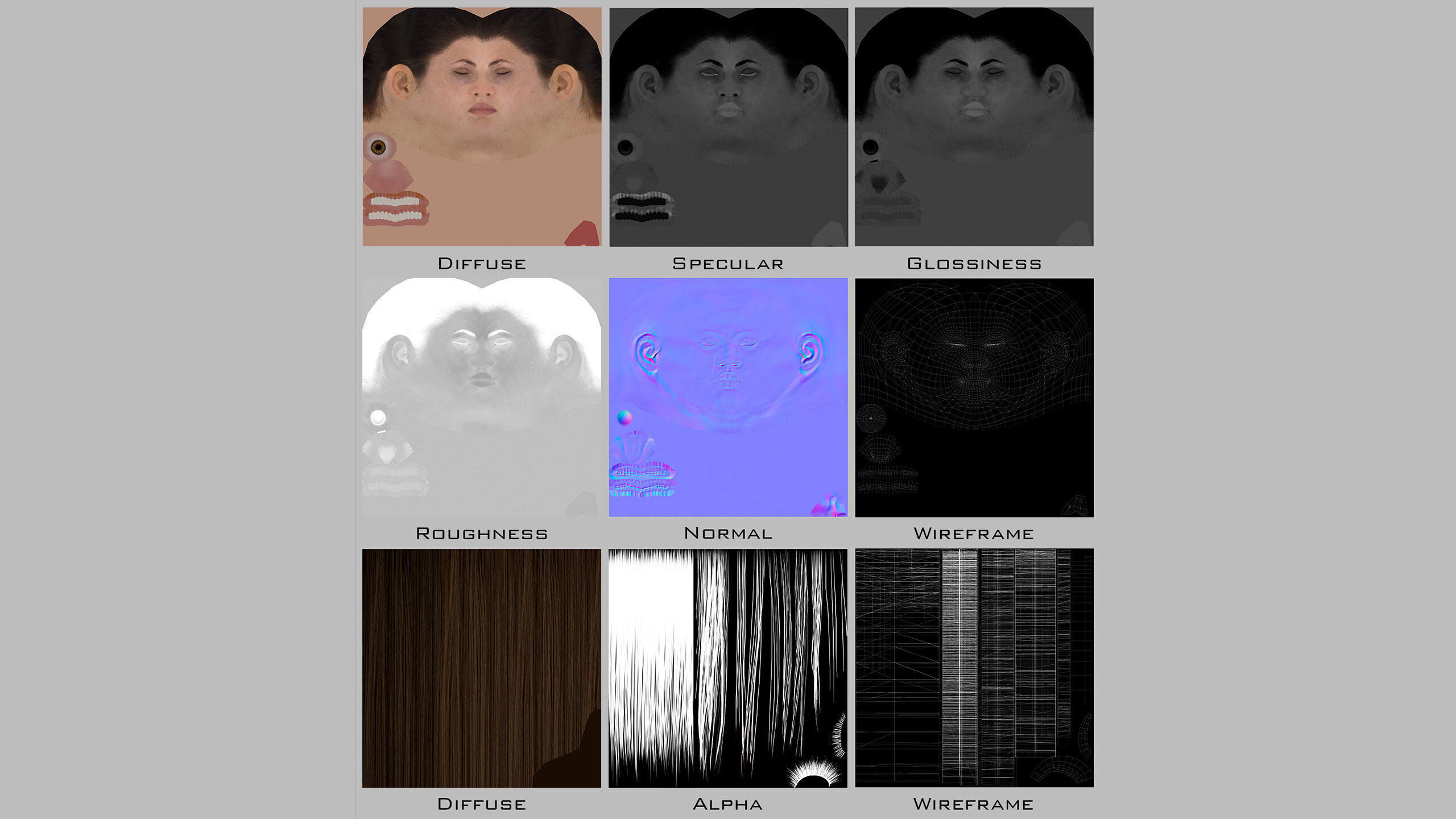 Female Soldier Low-poly 3D model_41