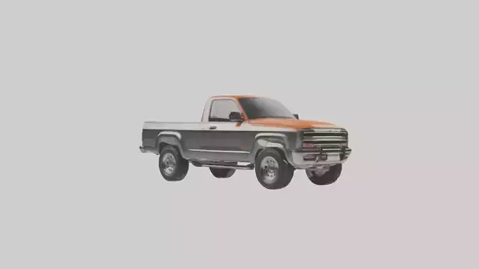 Modern Classic Pickup Truck model