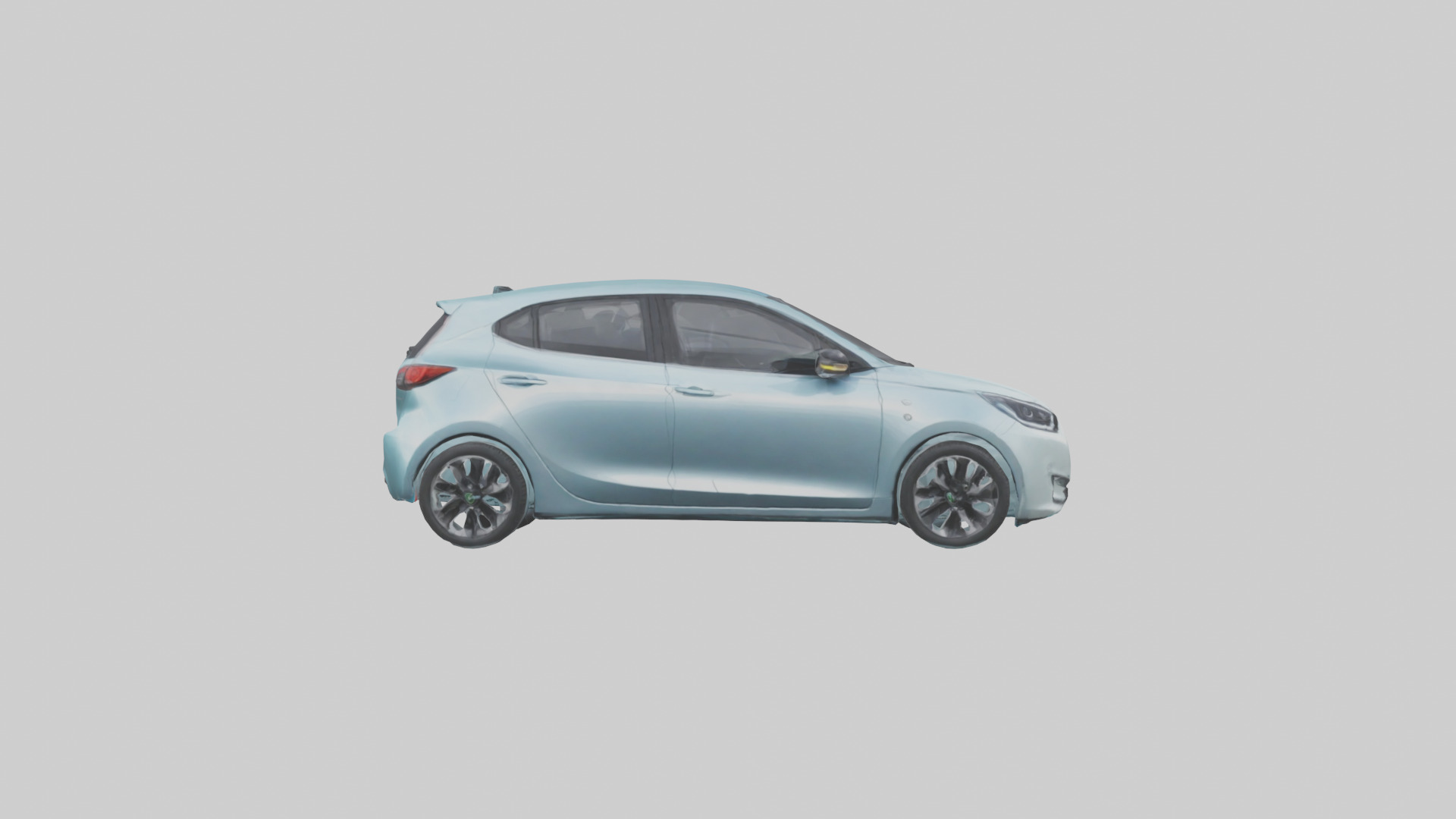 Modern Electric Hatchback model 3D model_13