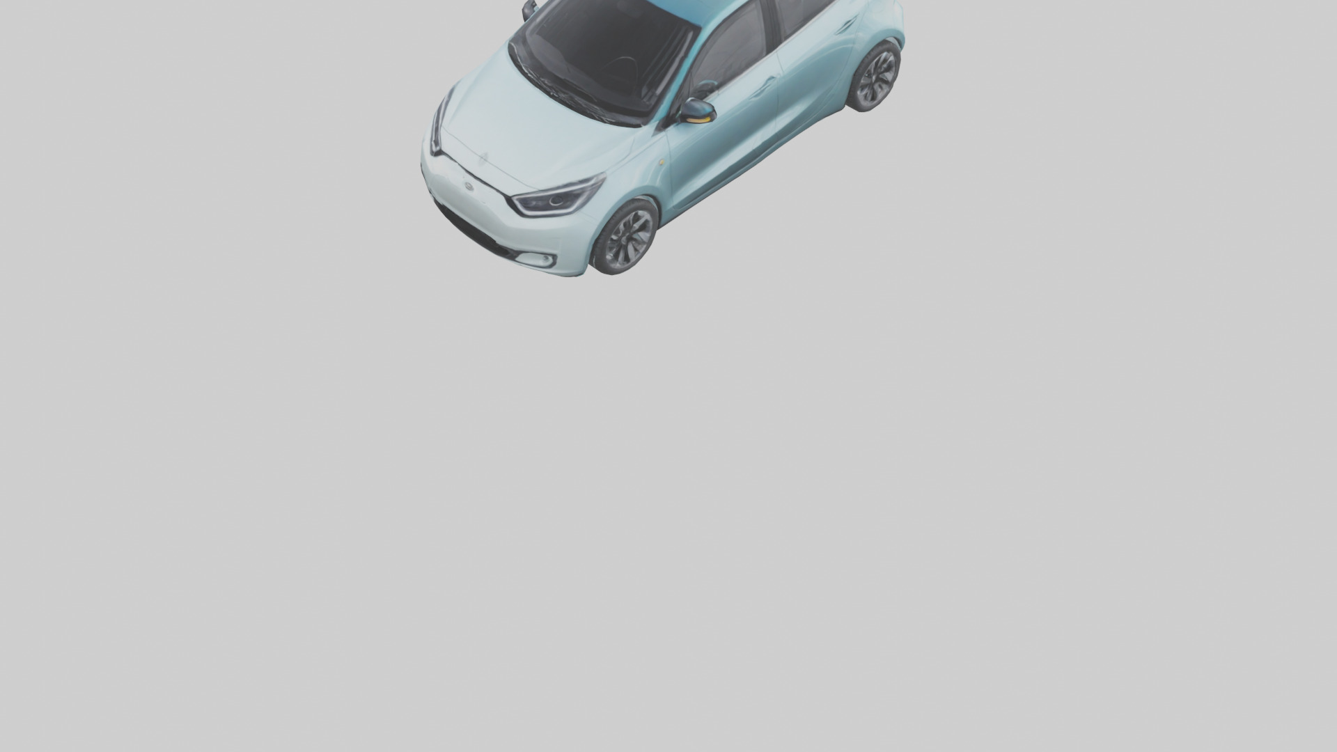 Modern Electric Hatchback model 3D model_6