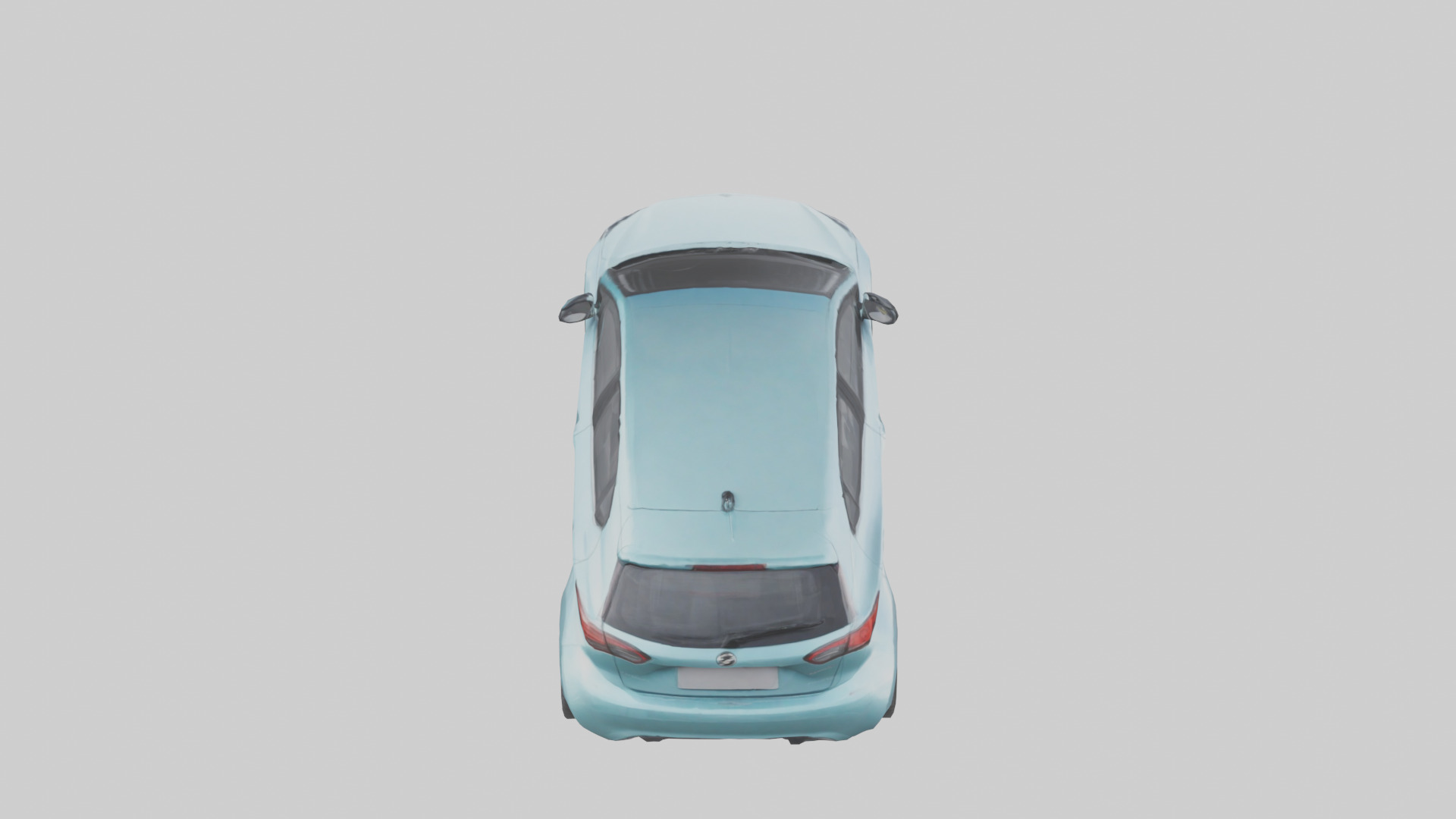 Modern Electric Hatchback model 3D model_15