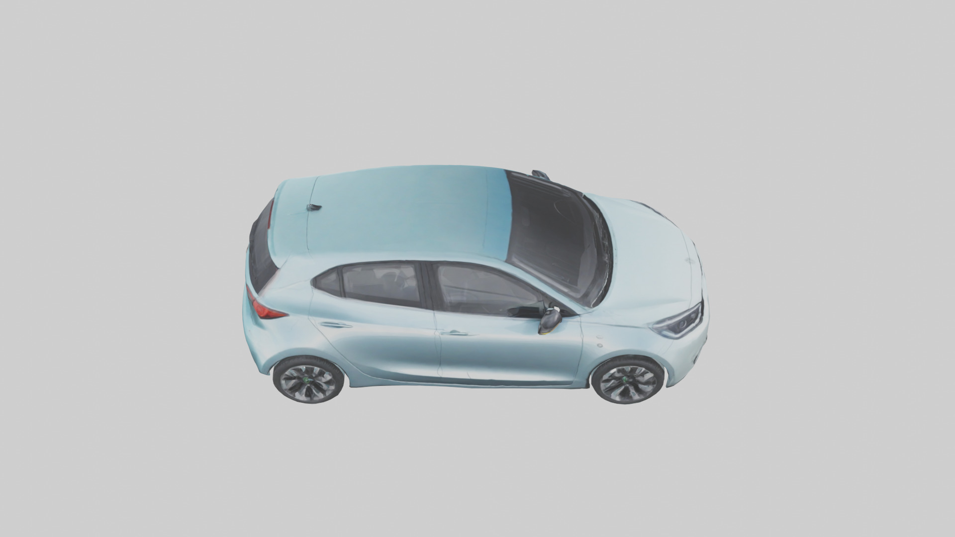 Modern Electric Hatchback model 3D model_18