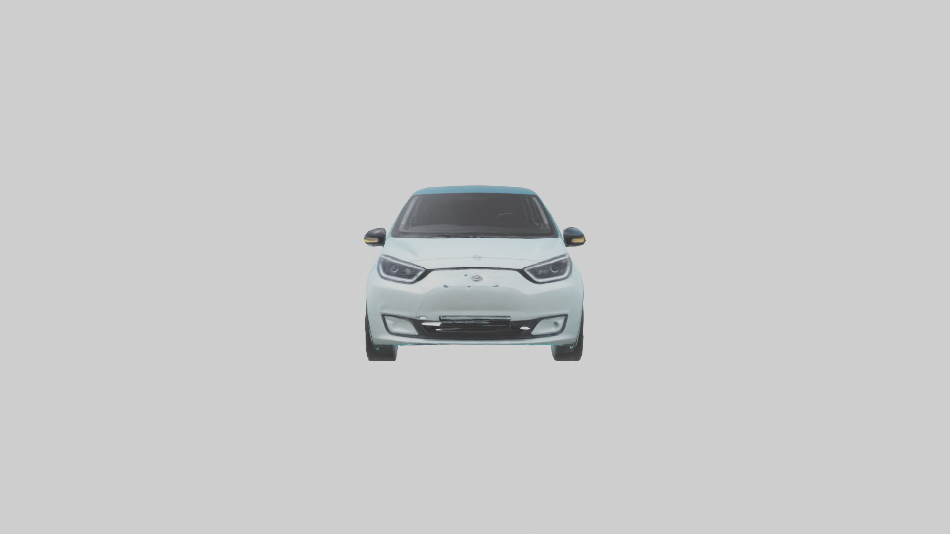 Modern Electric Hatchback model 3D model_9