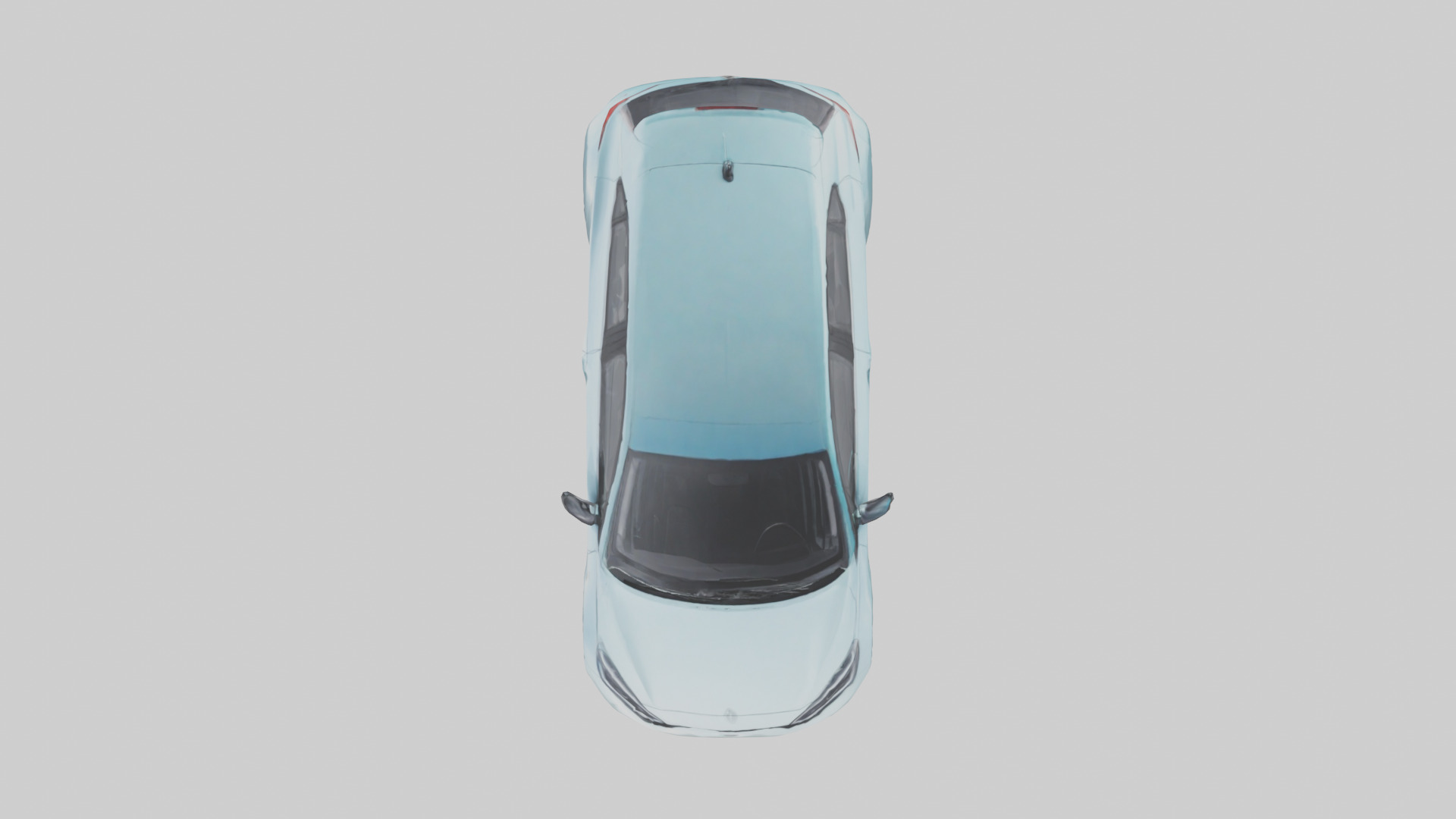 Modern Electric Hatchback model 3D model_14