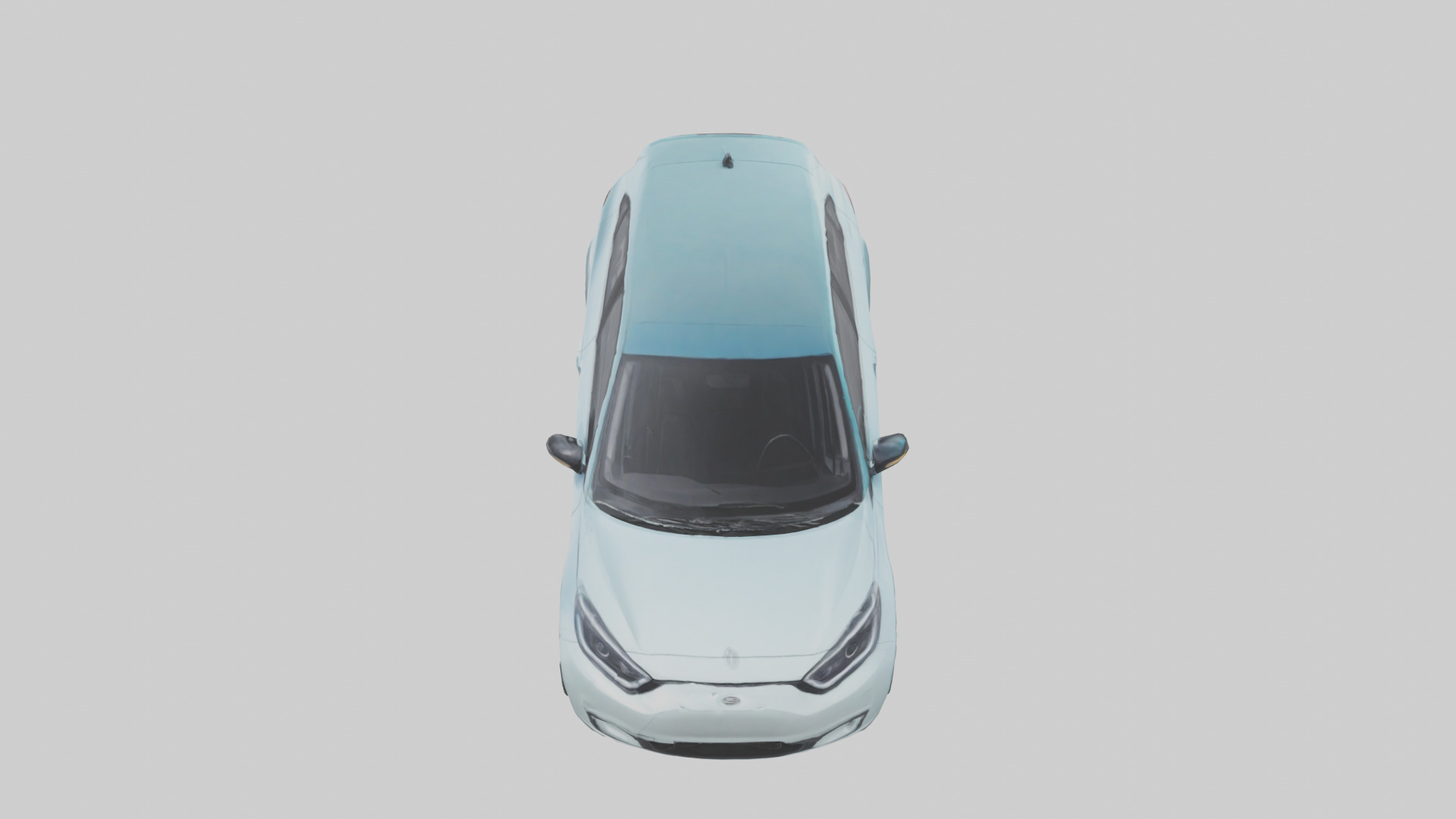 Modern Electric Hatchback model 3D model_16