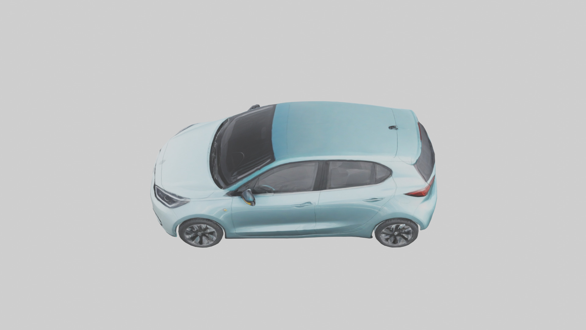 Modern Electric Hatchback model 3D model_17