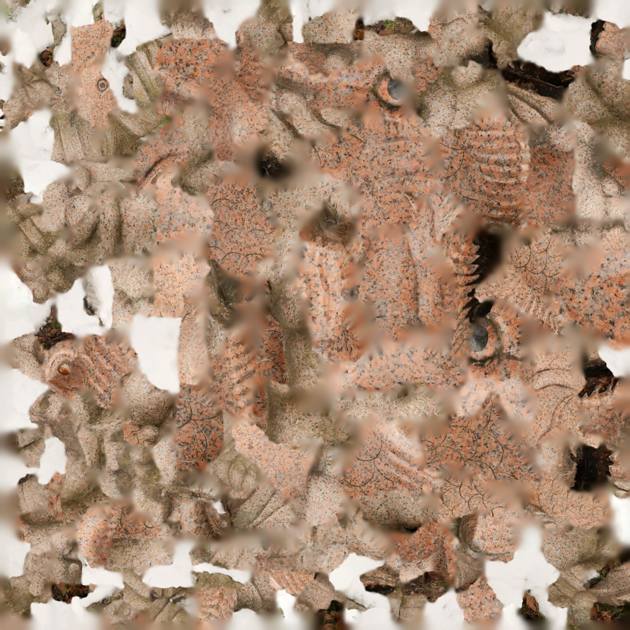 Stone Fish Sculpture -3D Model  High-Quality PBR UV Mapped 3D print model_10