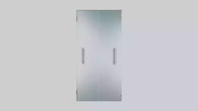 Modern glass door model
