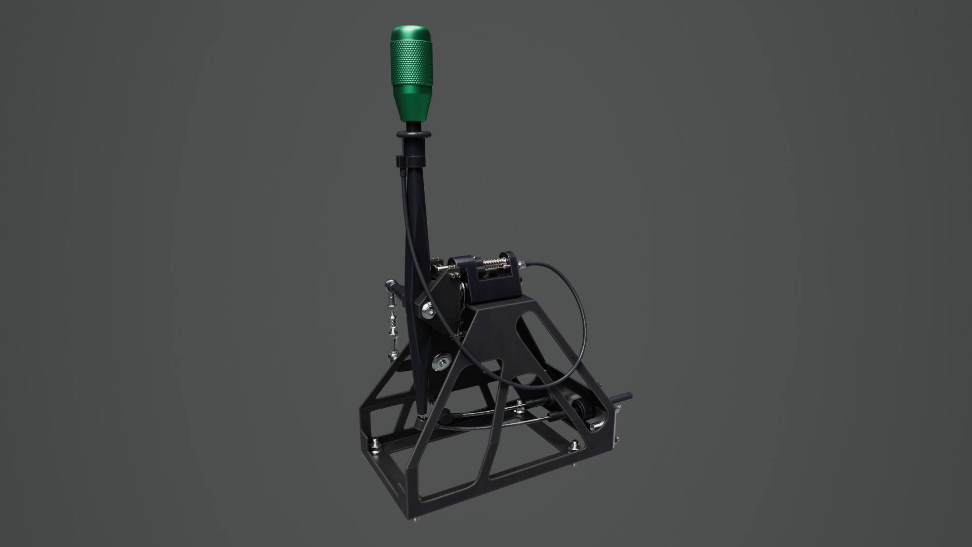 Short Shifter 01 - Variation A - Green Low-poly 3D model_2