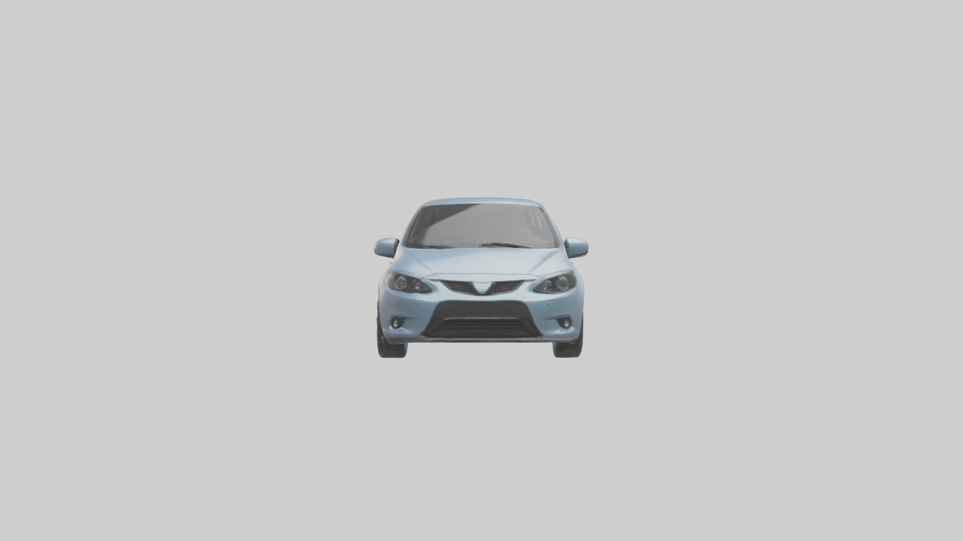 Modern Hatchback Car model 3D model_9