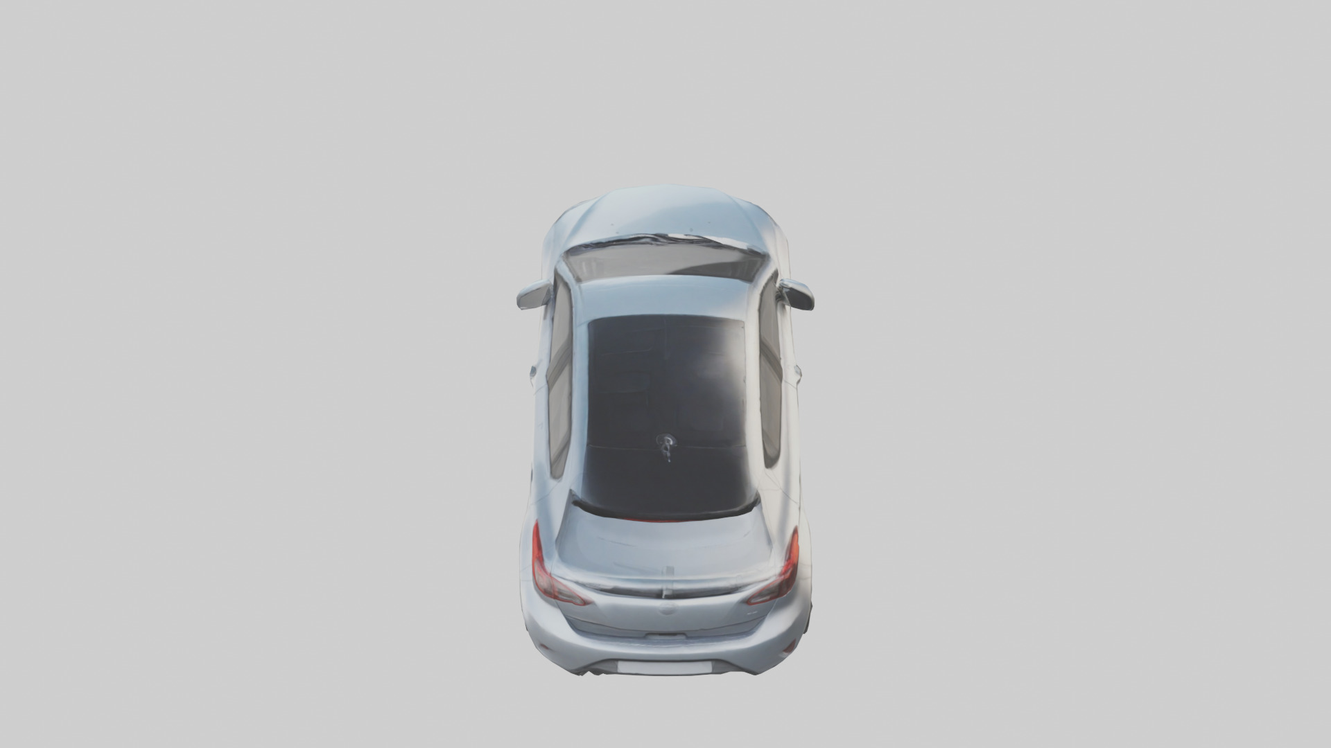 Modern Hatchback Car model 3D model_15