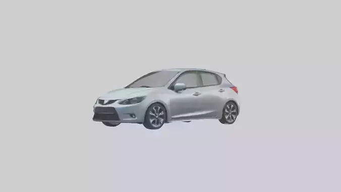Modern Hatchback Car model 3D model