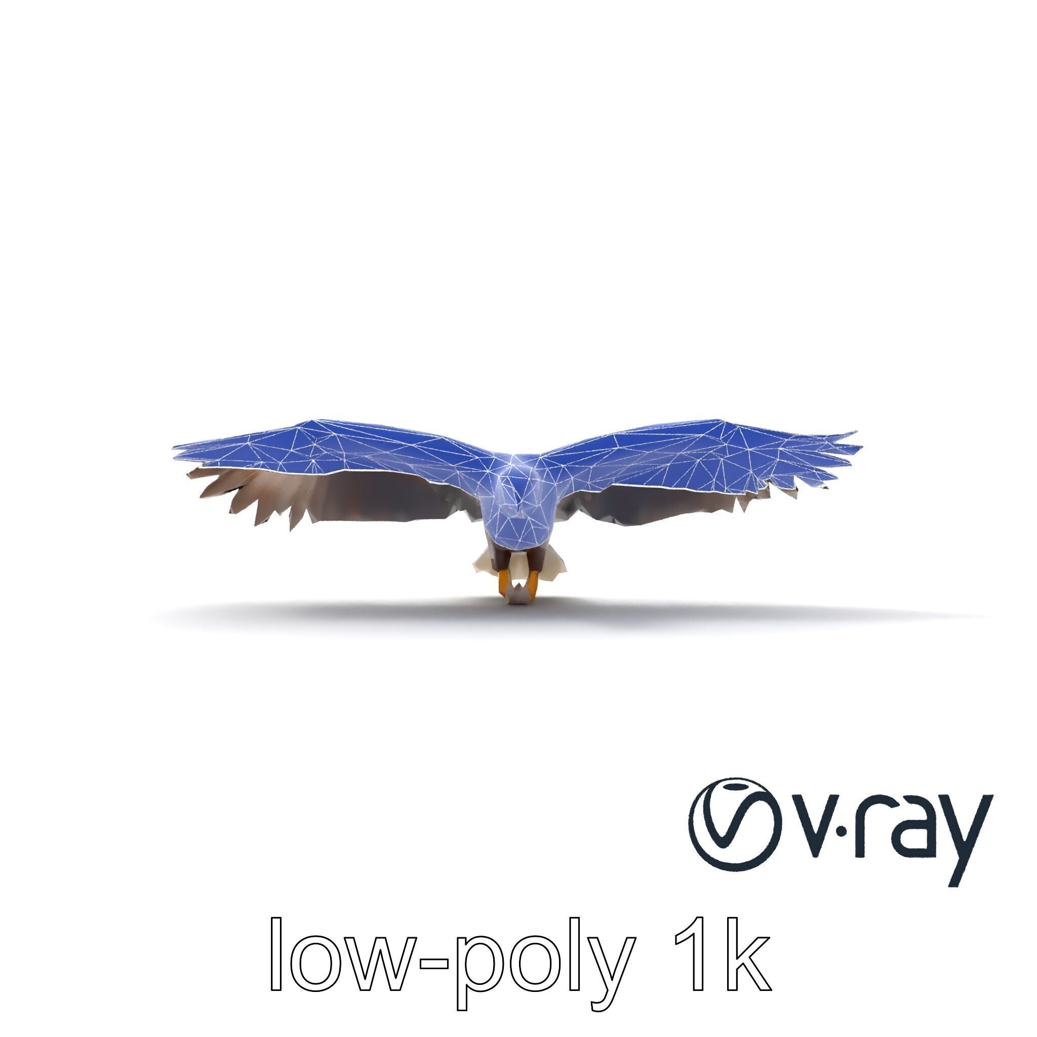 Majestic Bald Eagle 3D model pack Low-poly 3D model_28
