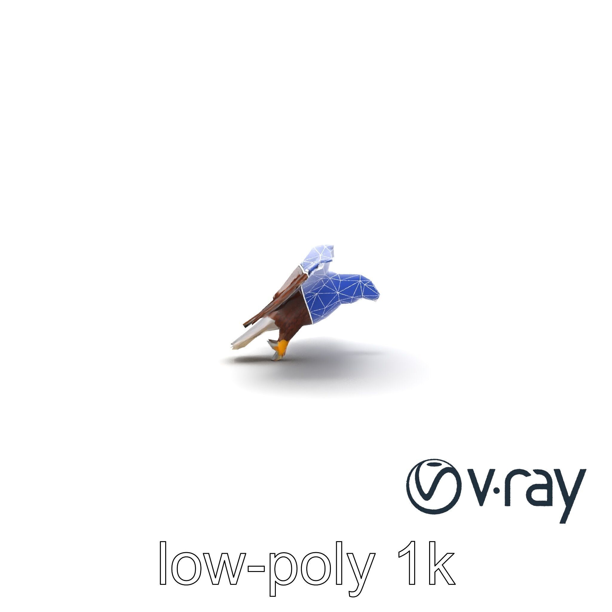 Majestic Bald Eagle 3D model pack Low-poly 3D model_21