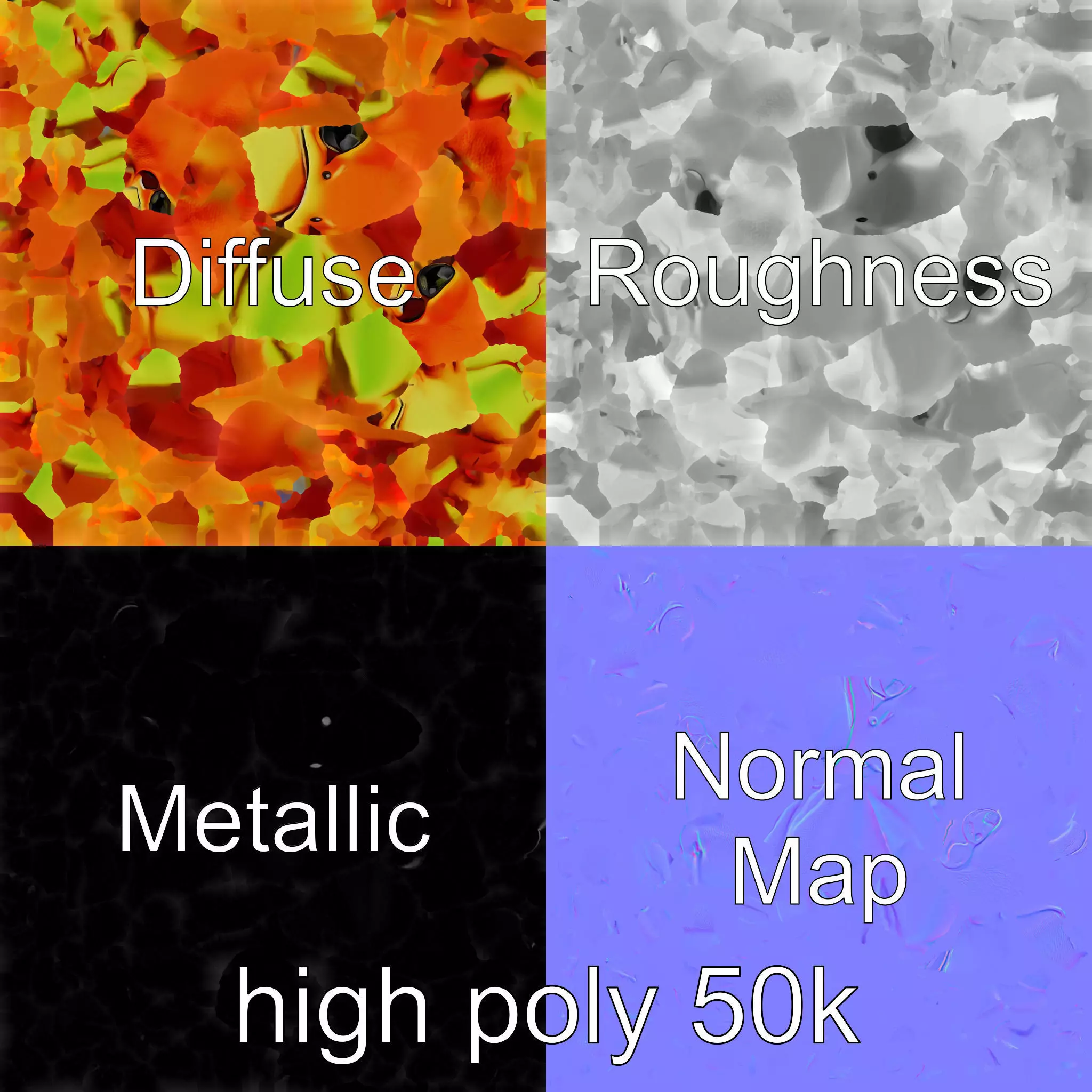 Vibrant Poison Dart Frog Neon Hue model pack Low-poly 3D model_0