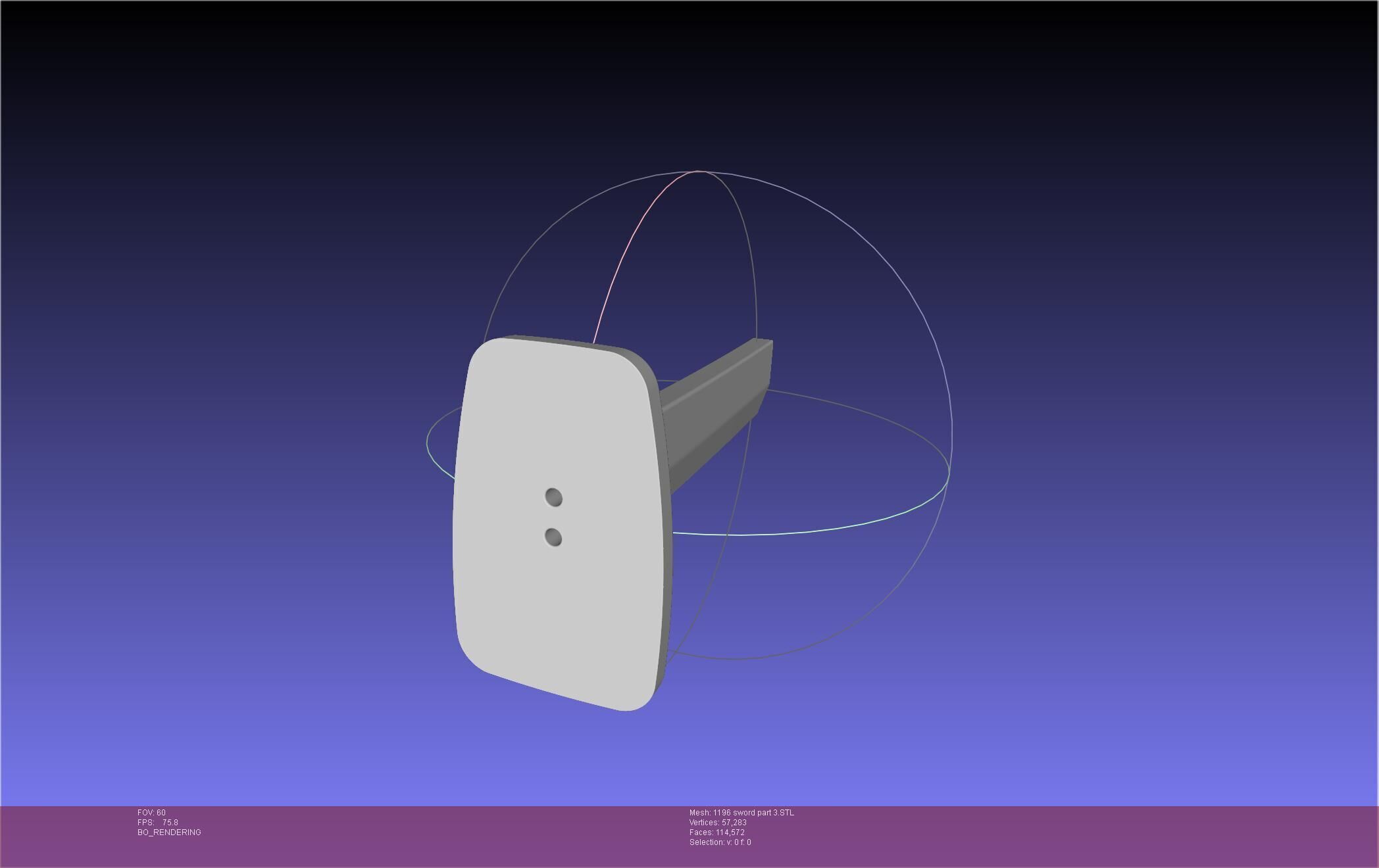 Cells At Work Code Black U-1196 Sword 3D print model_66