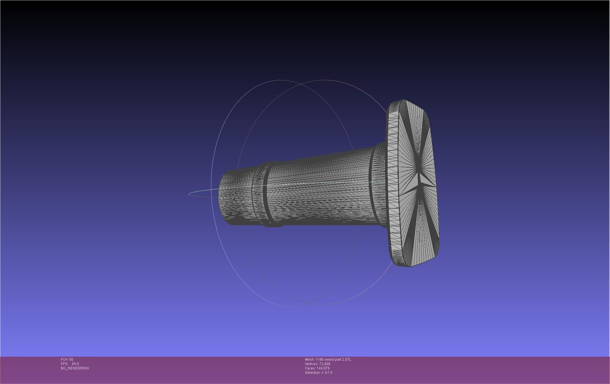 Cells At Work Code Black U-1196 Sword 3D print model_62