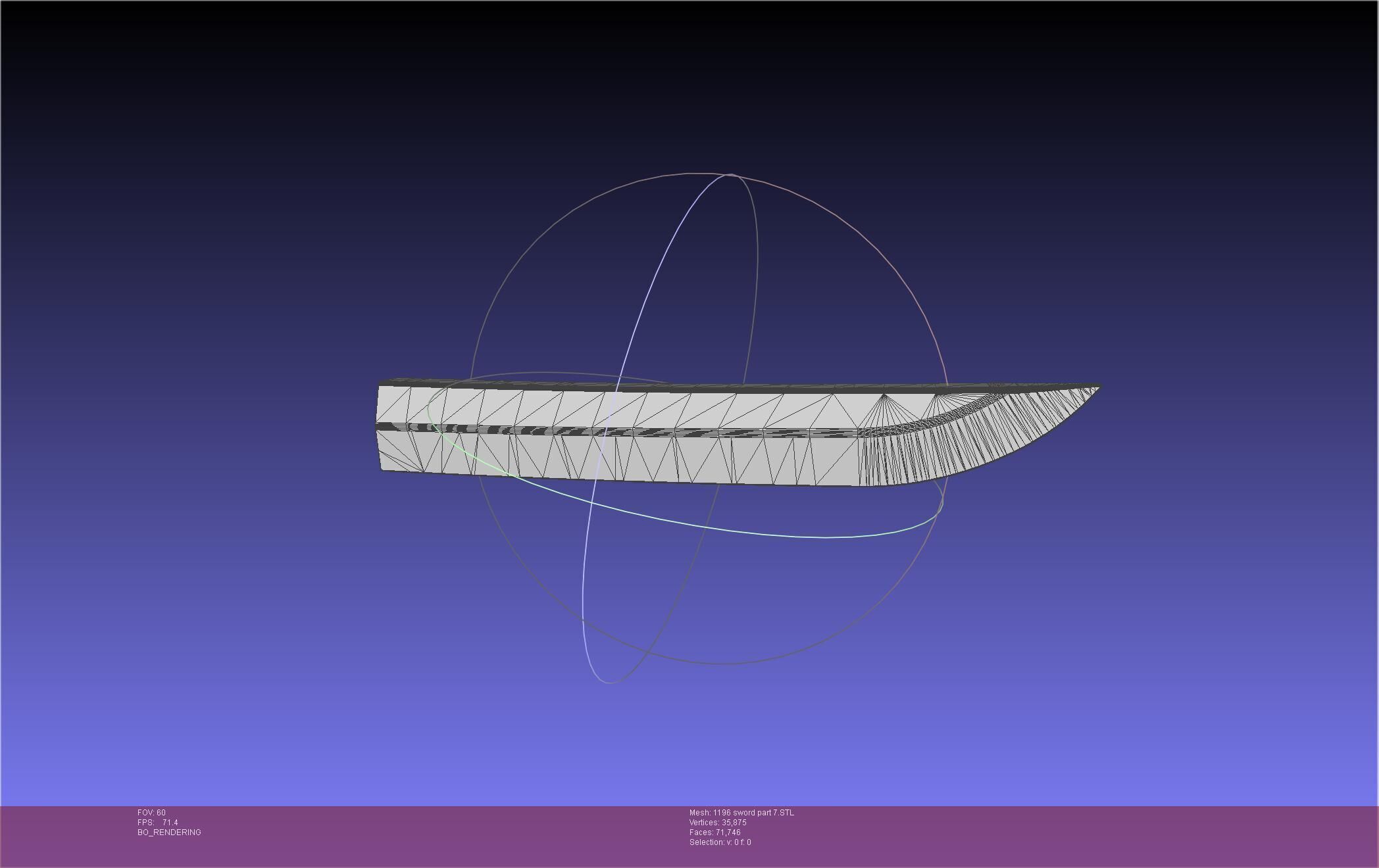 Cells At Work Code Black U-1196 Sword 3D print model_95