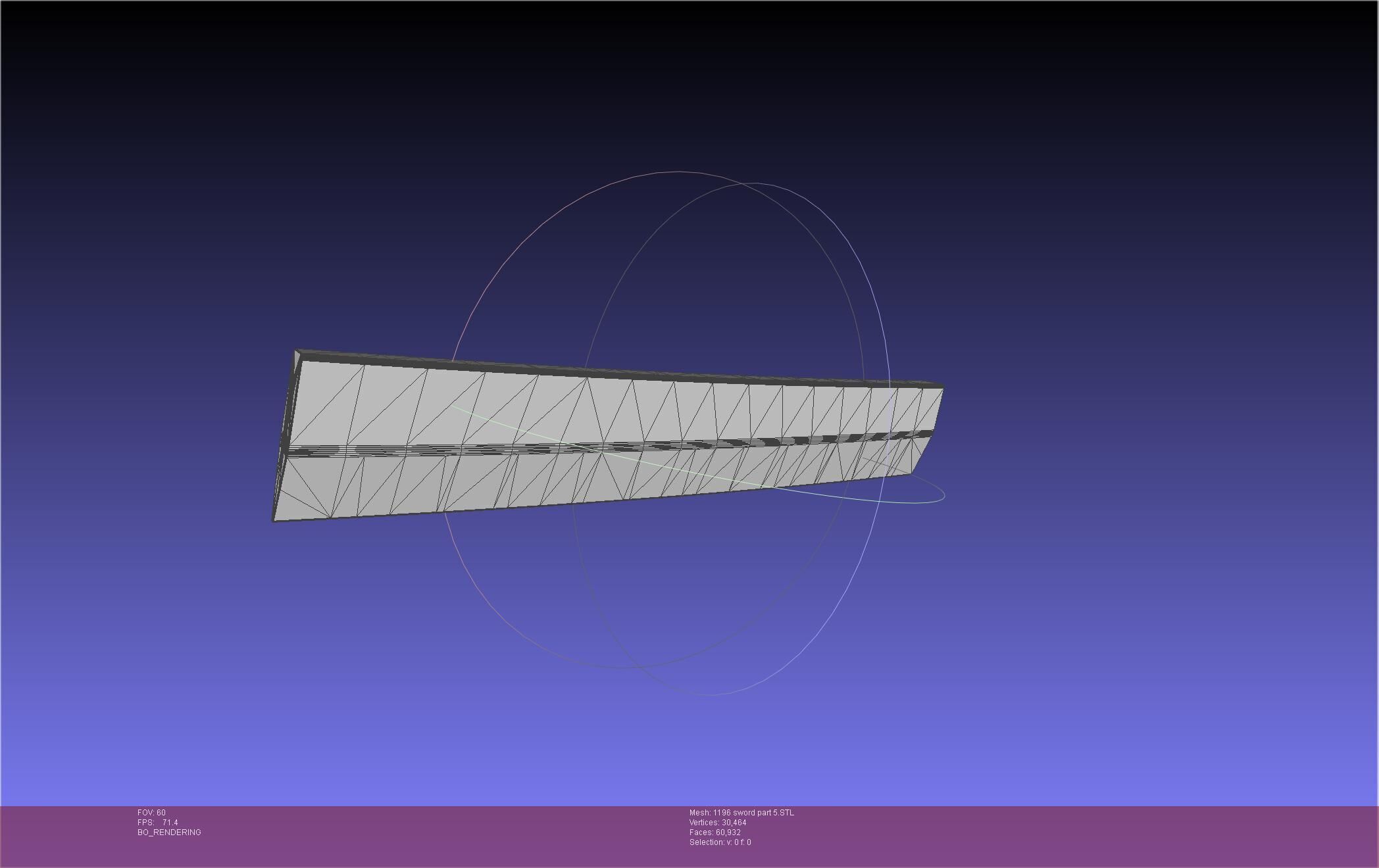 Cells At Work Code Black U-1196 Sword 3D print model_83