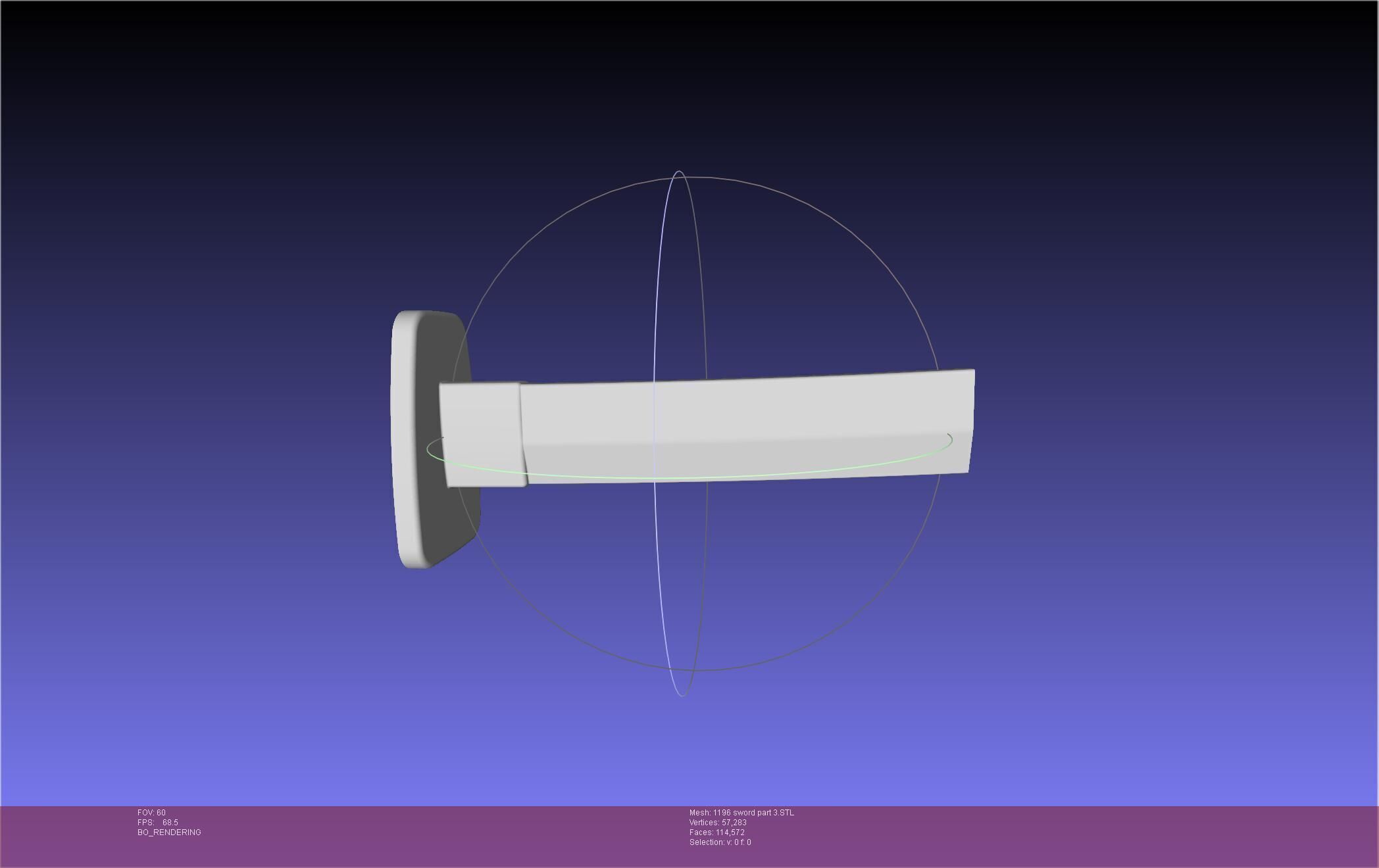 Cells At Work Code Black U-1196 Sword 3D print model_67