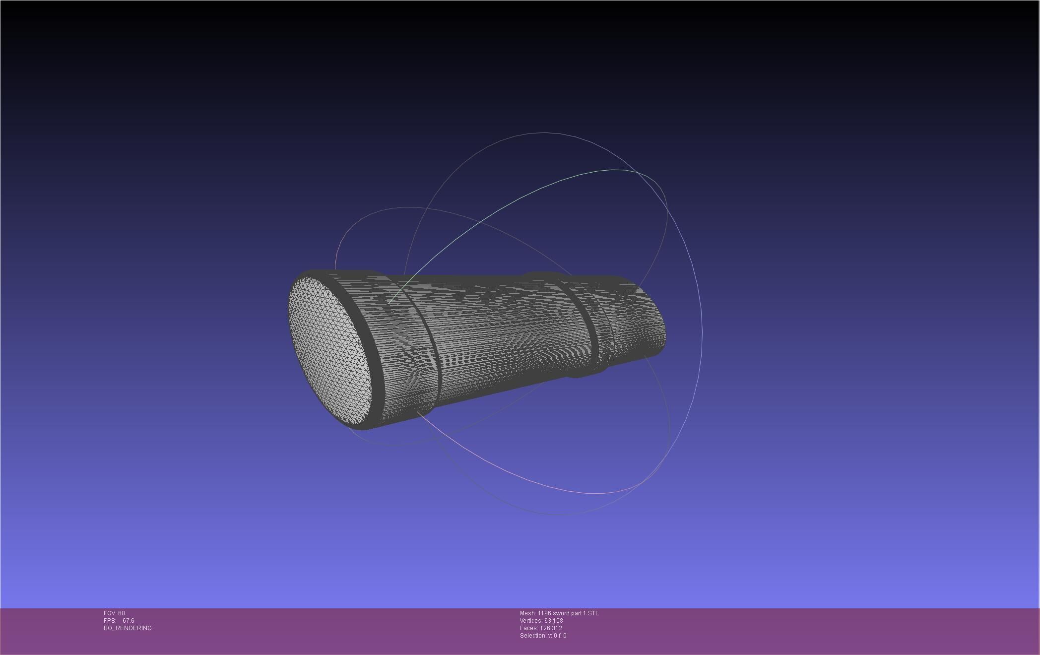 Cells At Work Code Black U-1196 Sword 3D print model_57