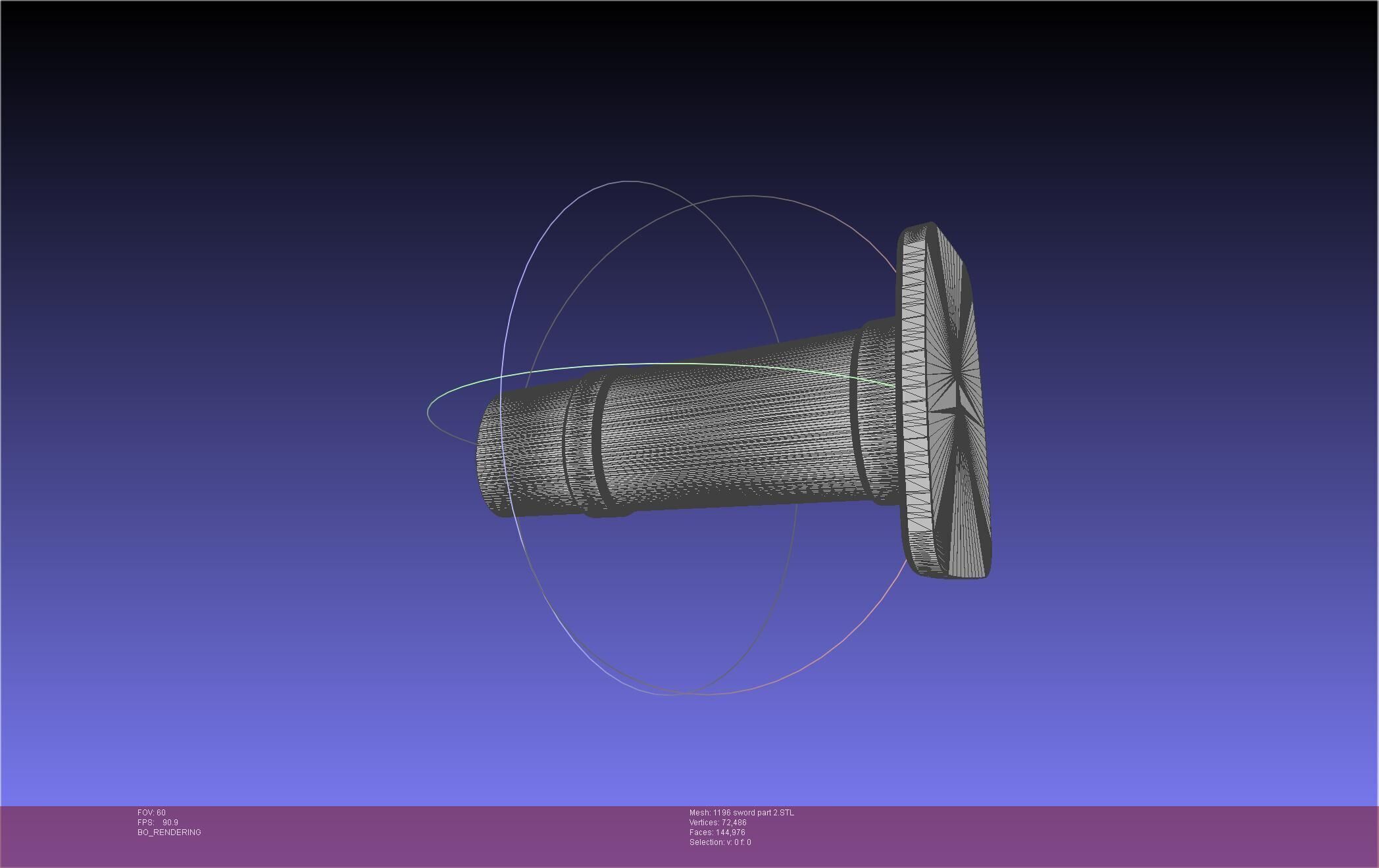 Cells At Work Code Black U-1196 Sword 3D print model_63