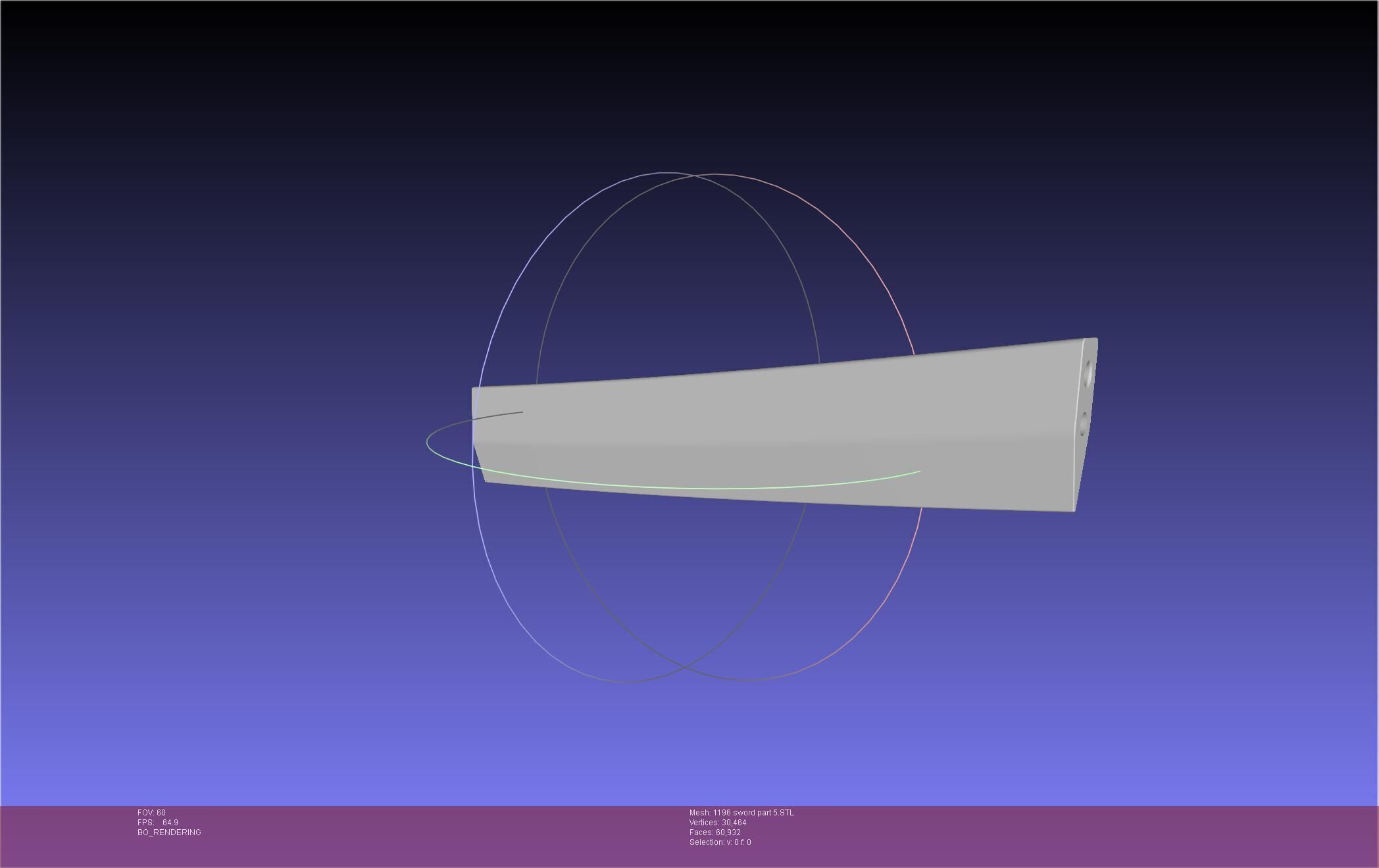 Cells At Work Code Black U-1196 Sword 3D print model_80