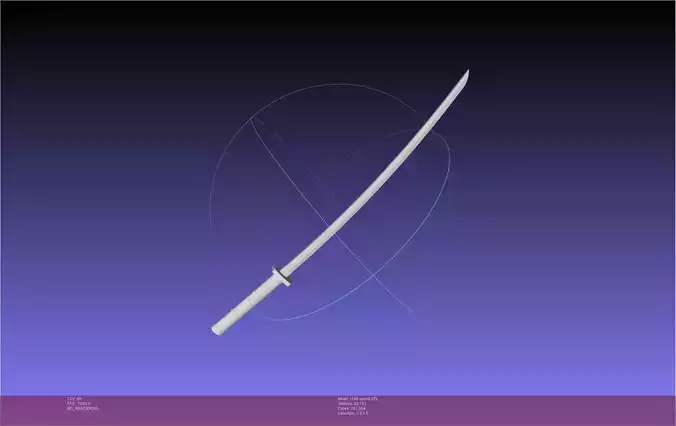 Cells At Work Code Black U-1196 Sword 3D print model