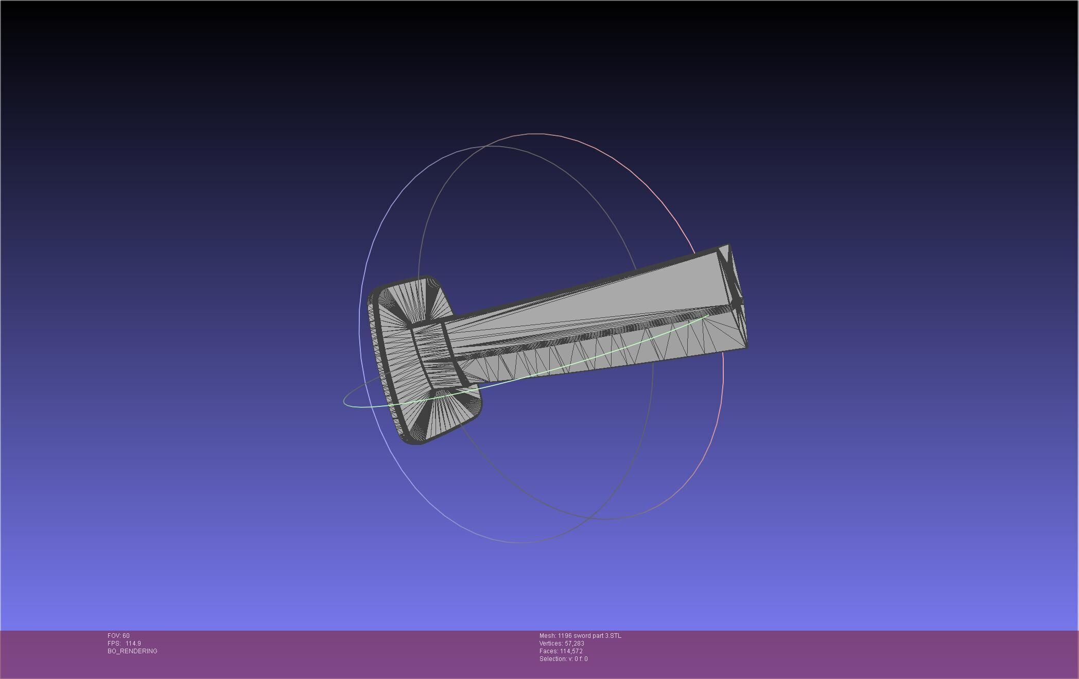 Cells At Work Code Black U-1196 Sword 3D print model_72