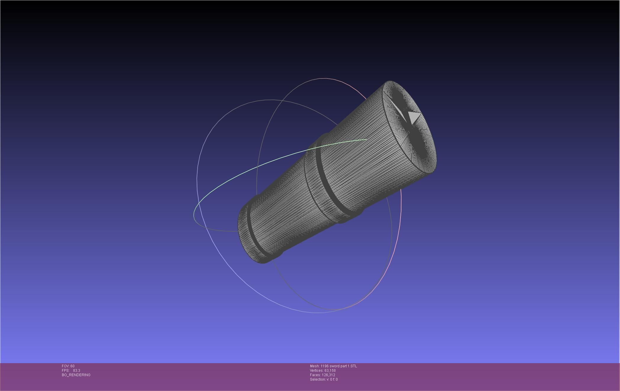 Cells At Work Code Black U-1196 Sword 3D print model_55