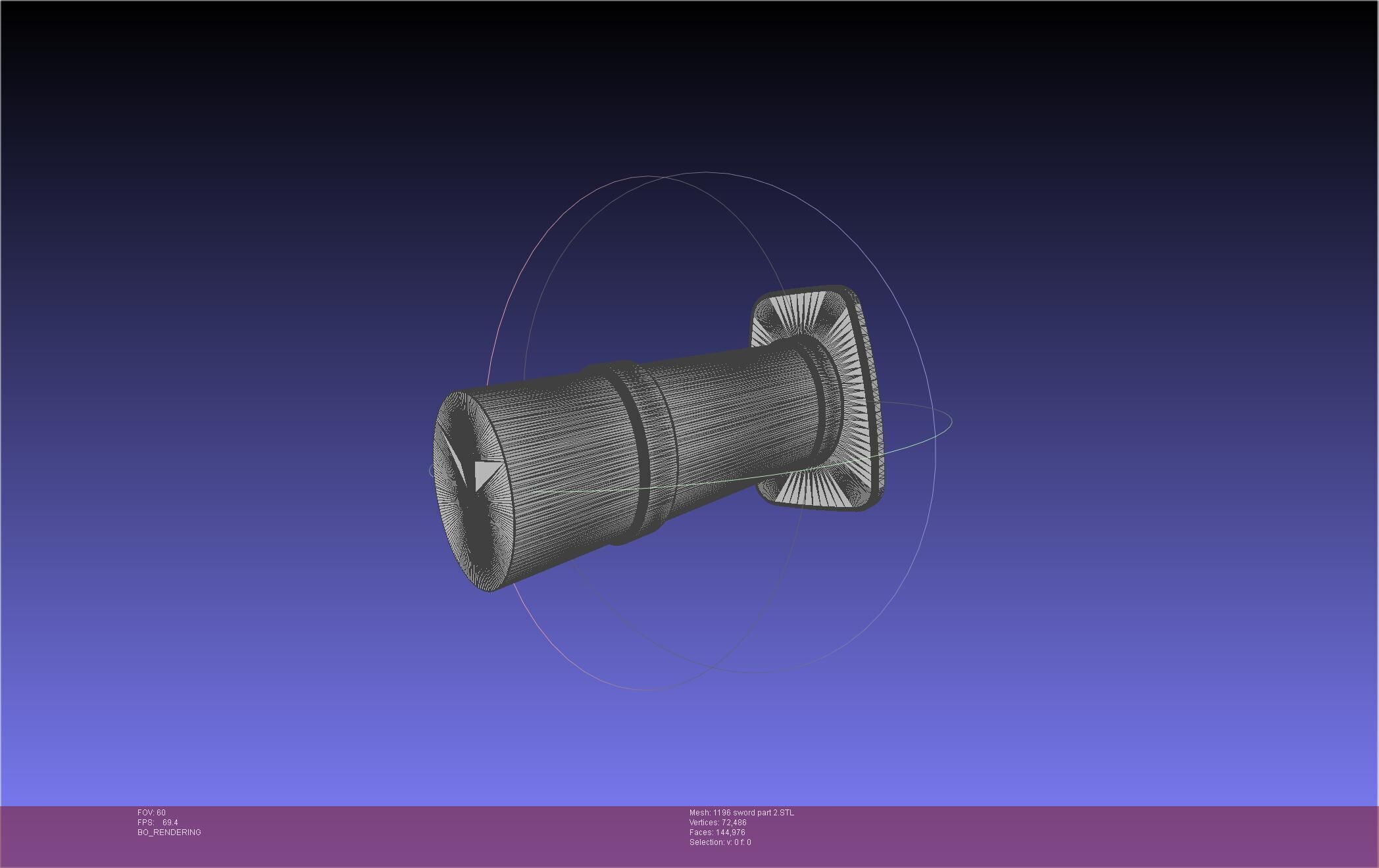 Cells At Work Code Black U-1196 Sword 3D print model_65