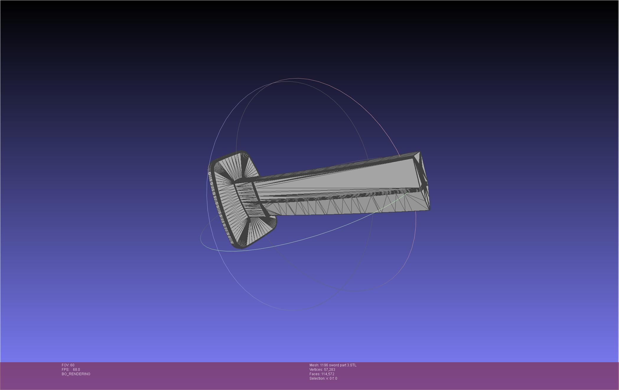 Cells At Work Code Black U-1196 Sword 3D print model_71