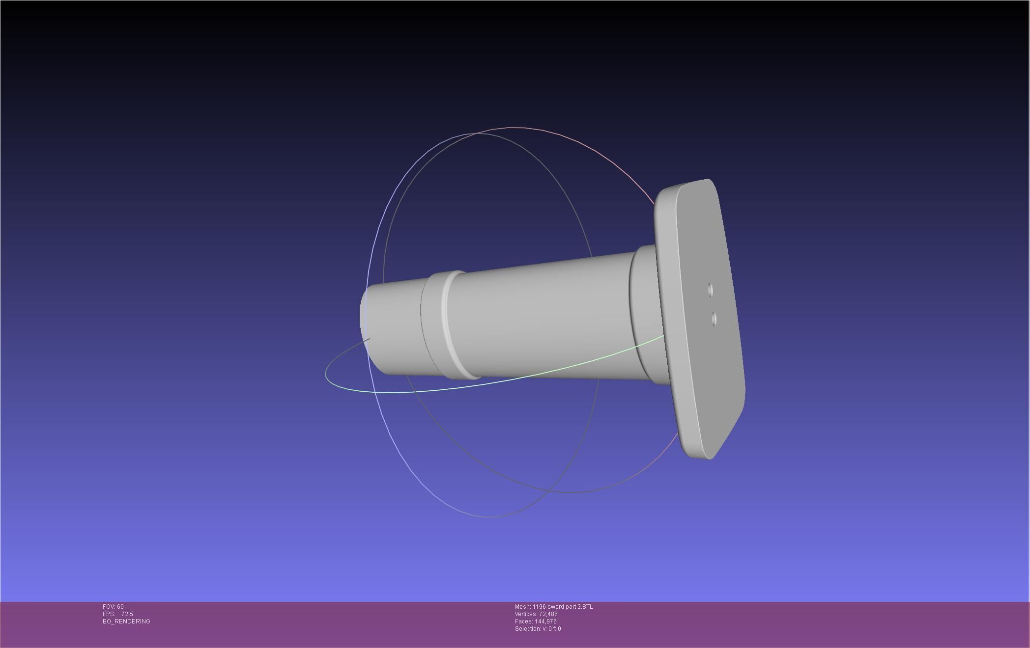 Cells At Work Code Black U-1196 Sword 3D print model_61