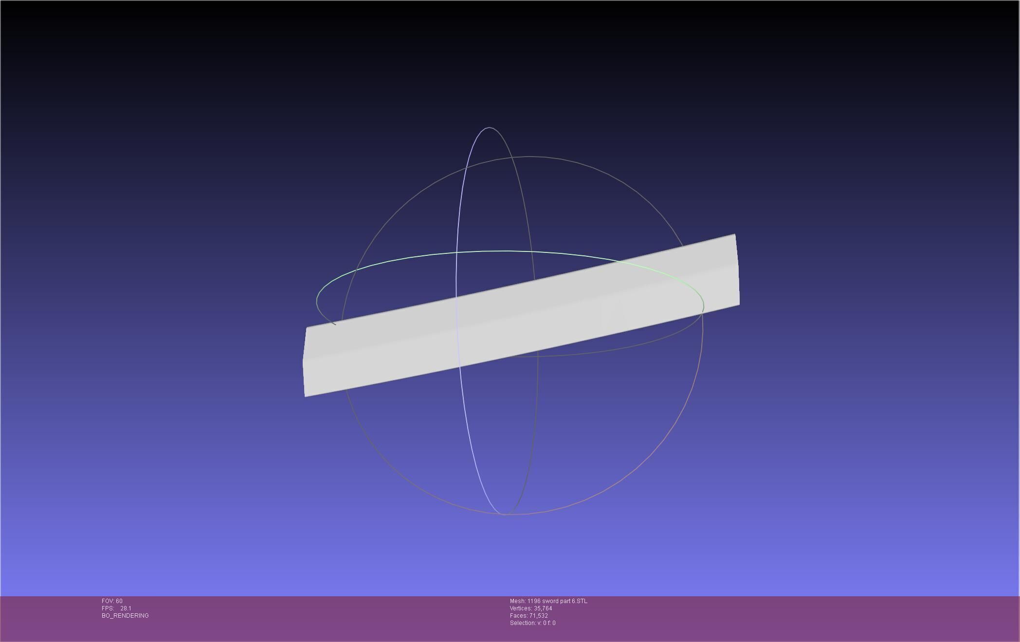 Cells At Work Code Black U-1196 Sword 3D print model_85