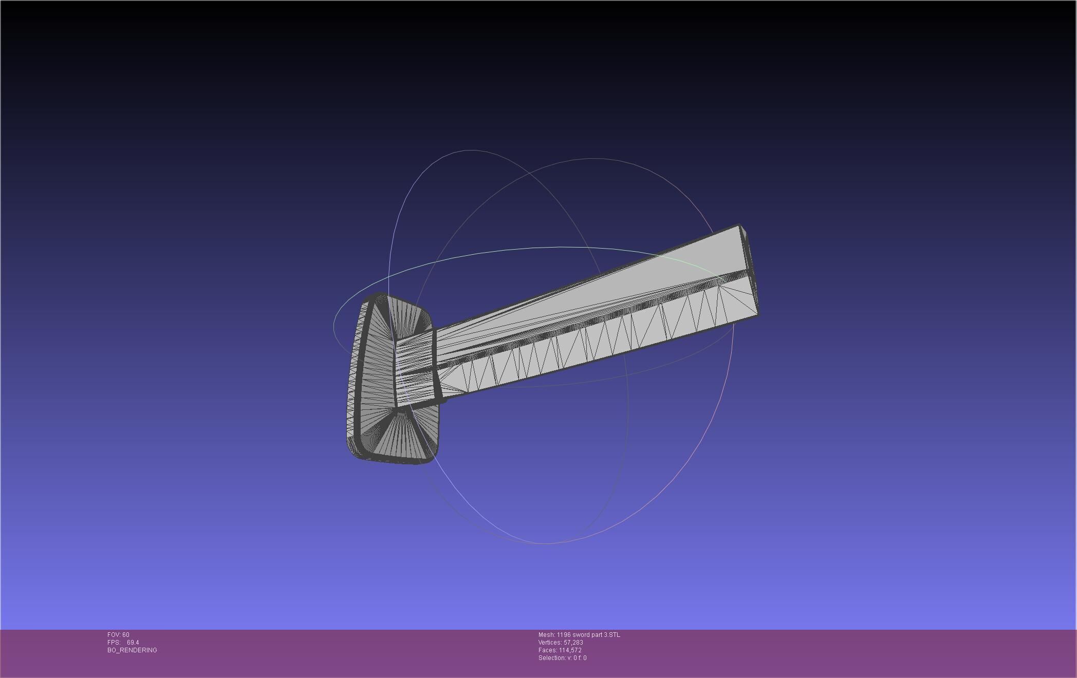 Cells At Work Code Black U-1196 Sword 3D print model_73