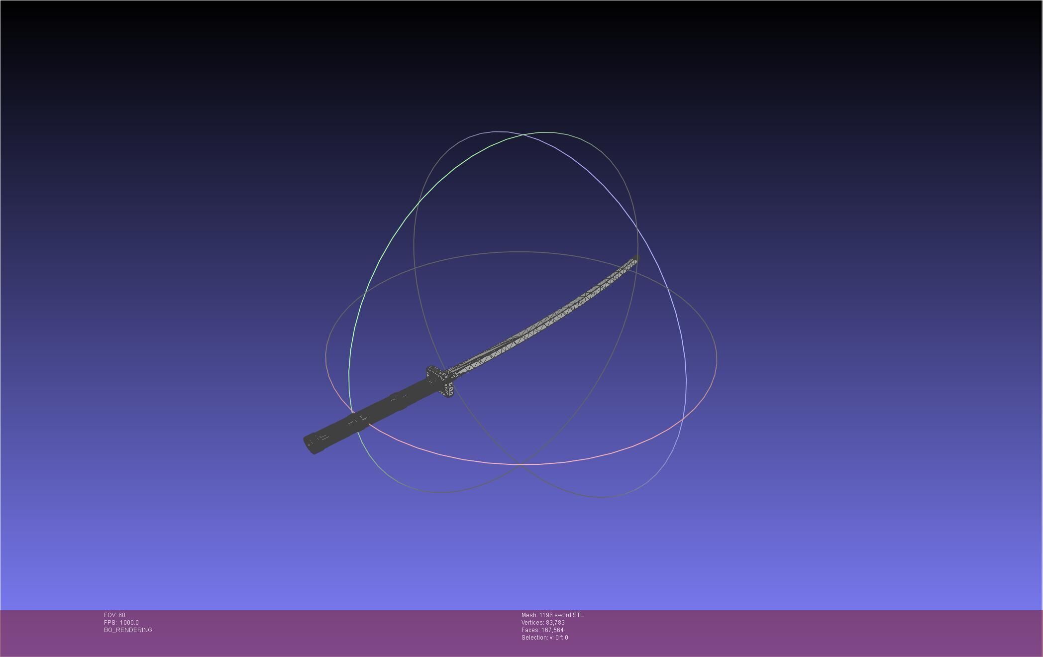 Cells At Work Code Black U-1196 Sword 3D print model_23