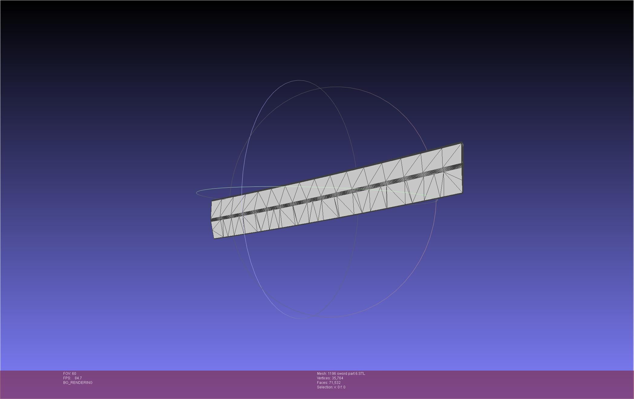 Cells At Work Code Black U-1196 Sword 3D print model_89