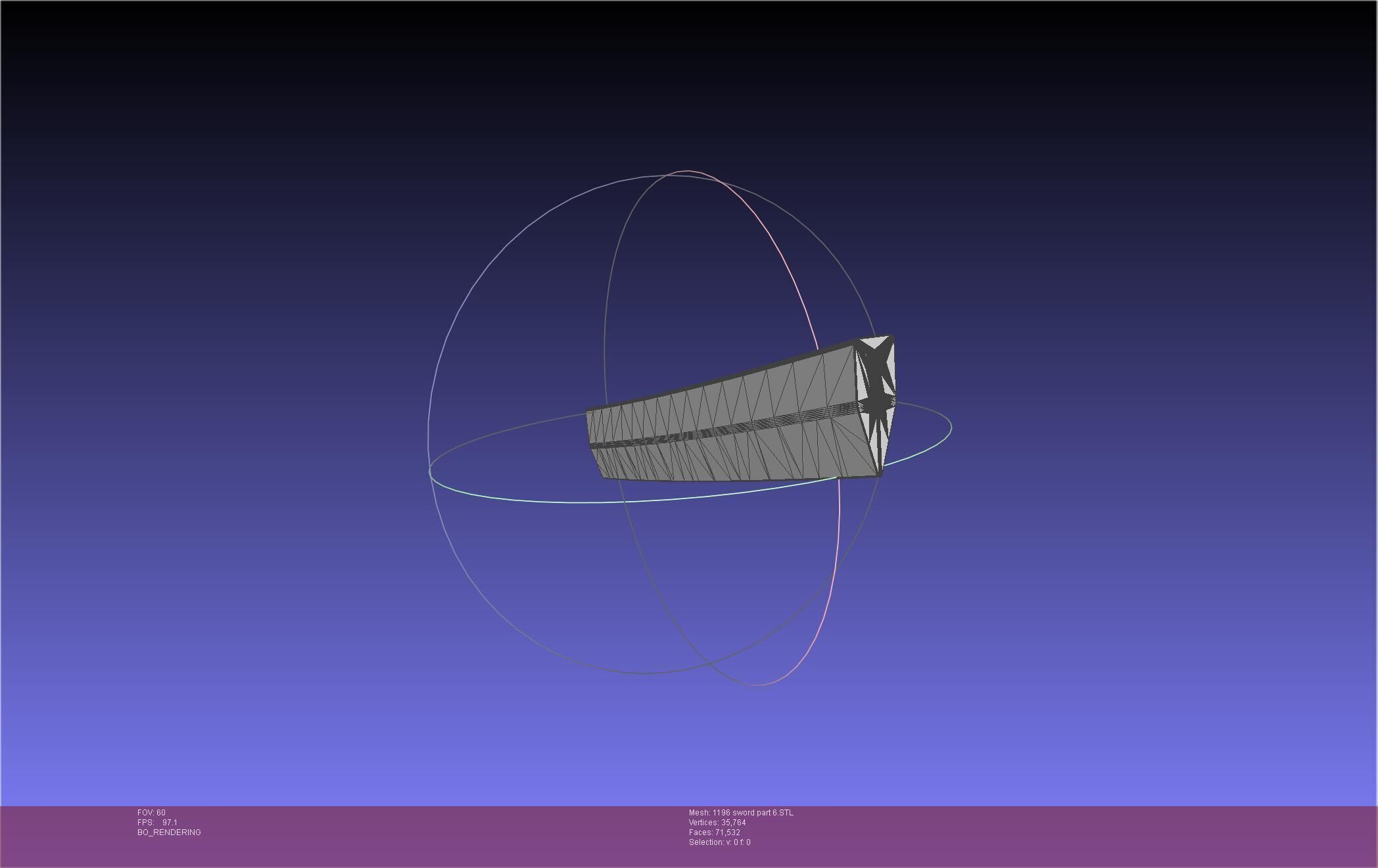 Cells At Work Code Black U-1196 Sword 3D print model_88