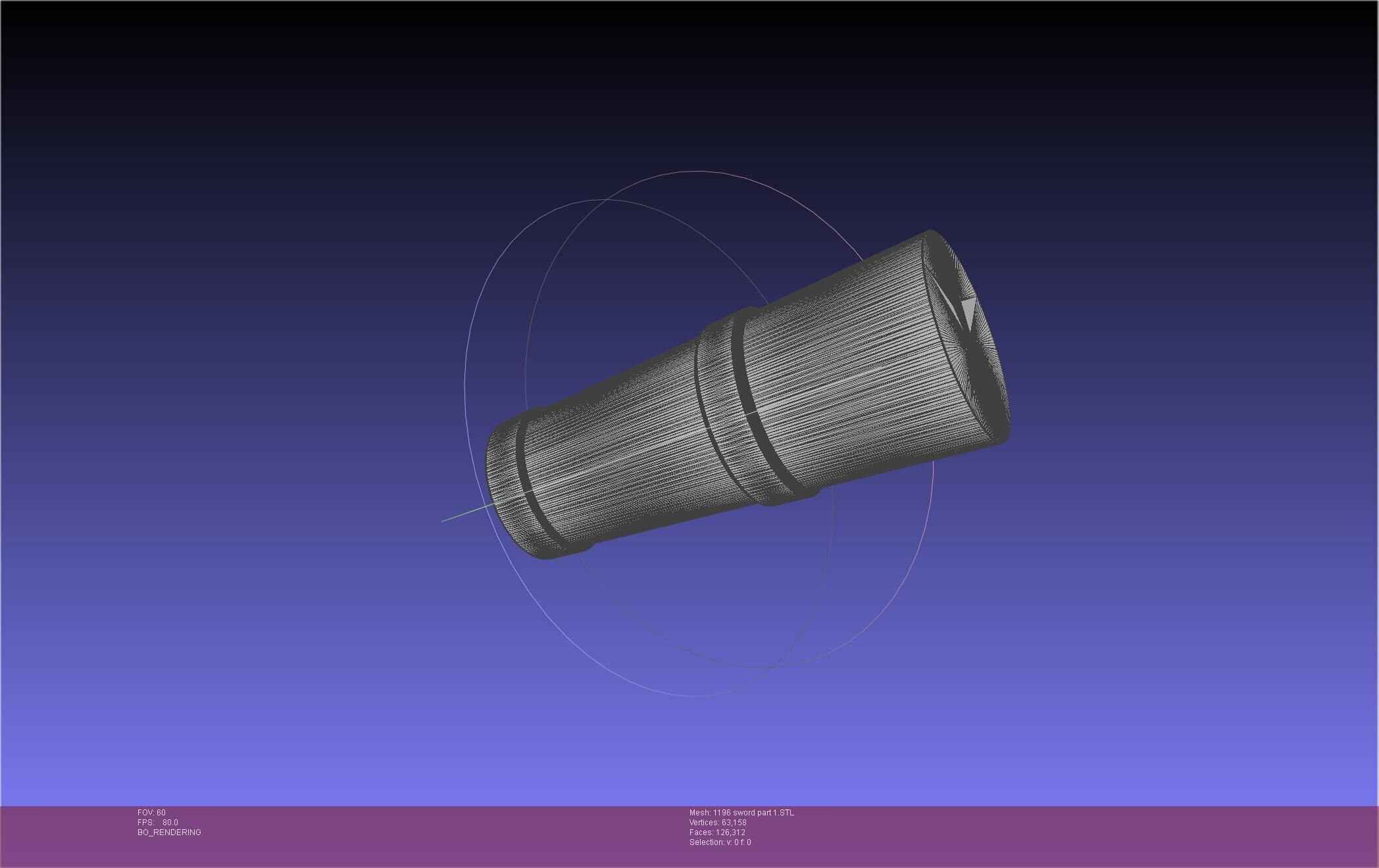 Cells At Work Code Black U-1196 Sword 3D print model_54