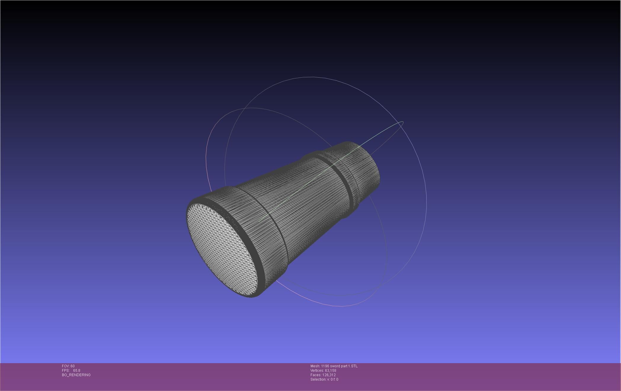 Cells At Work Code Black U-1196 Sword 3D print model_58