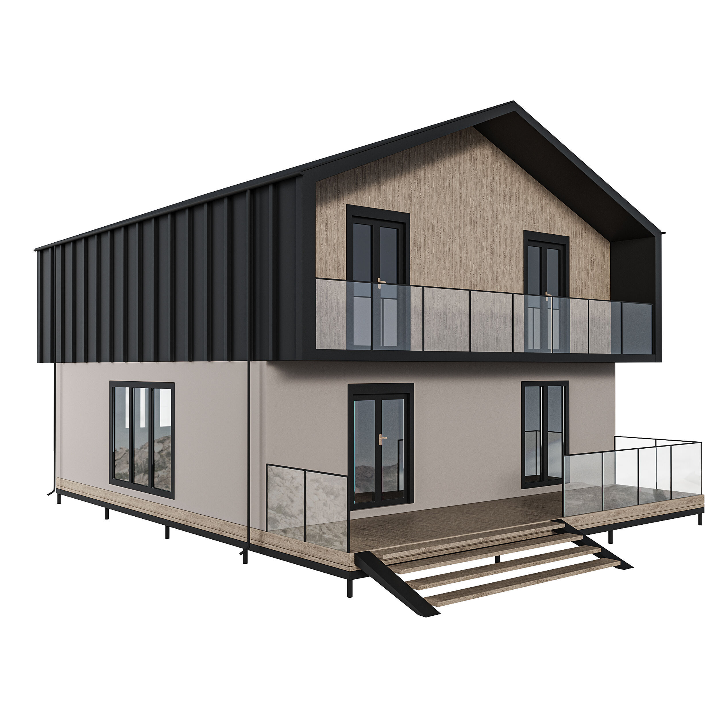 Home Design 7 For Exterior 3D model_1