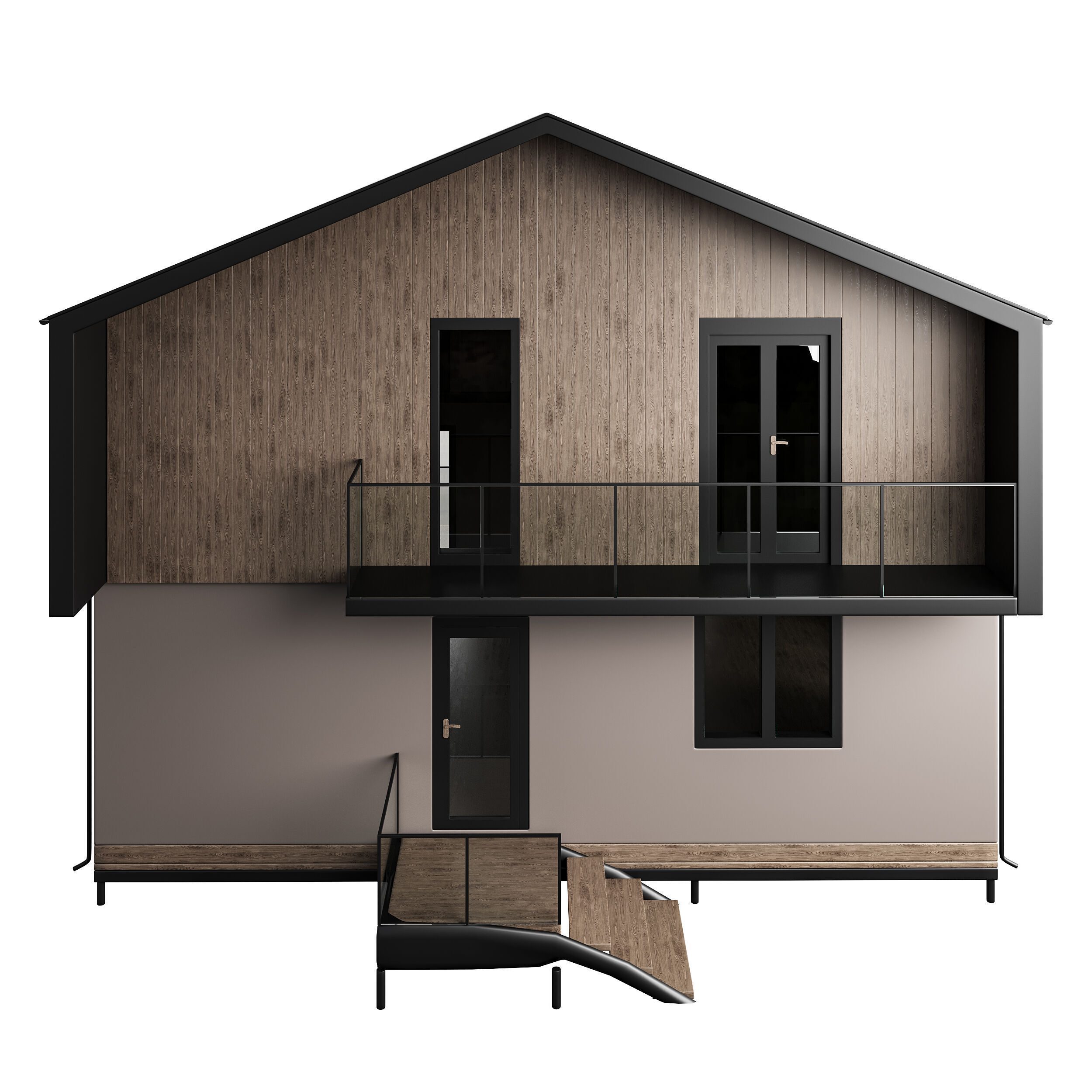 Home Design 7 For Exterior 3D model_4