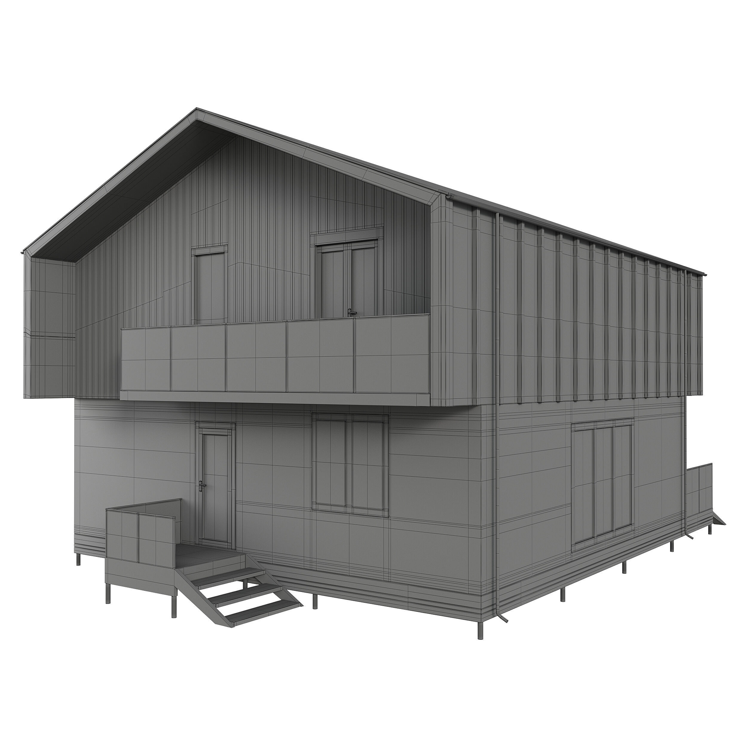 Home Design 7 For Exterior 3D model_13