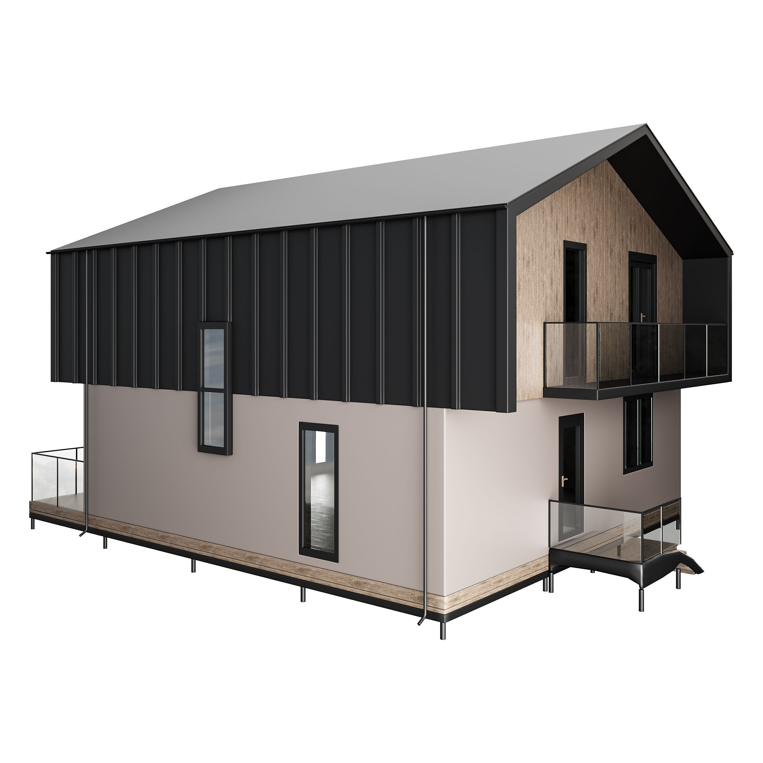 Home Design 7 For Exterior 3D model_5