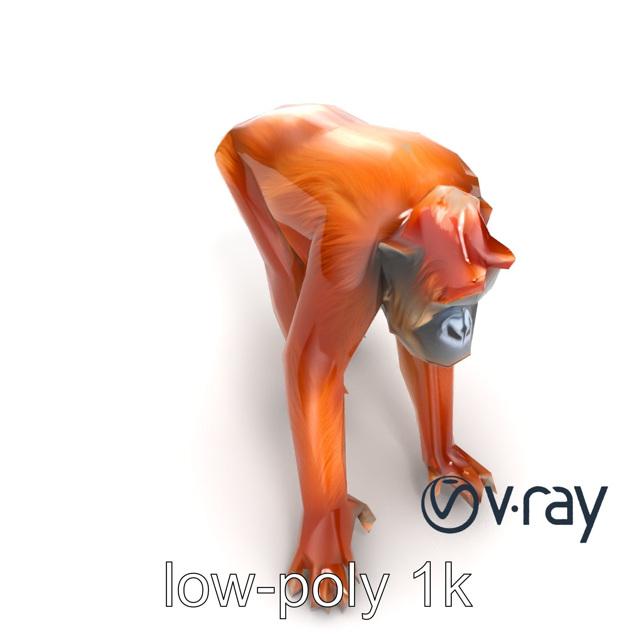 Orangutan Explorer Wilderness 3D Model Pack Low-poly 3D model_10