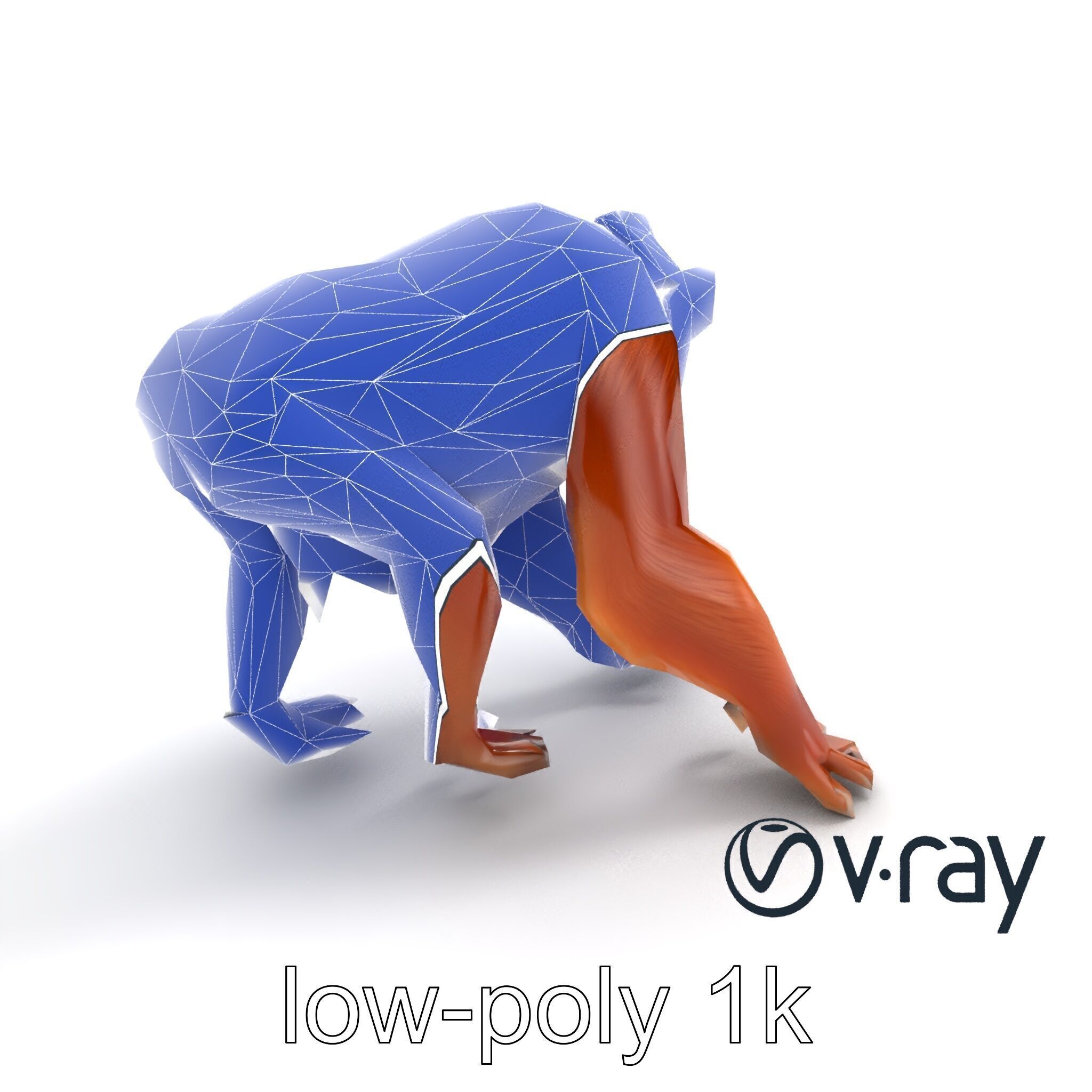 Orangutan Explorer Wilderness 3D Model Pack Low-poly 3D model_19