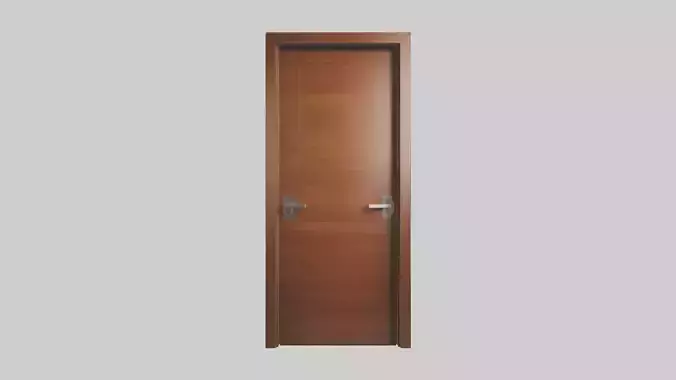 Modern wooden door model